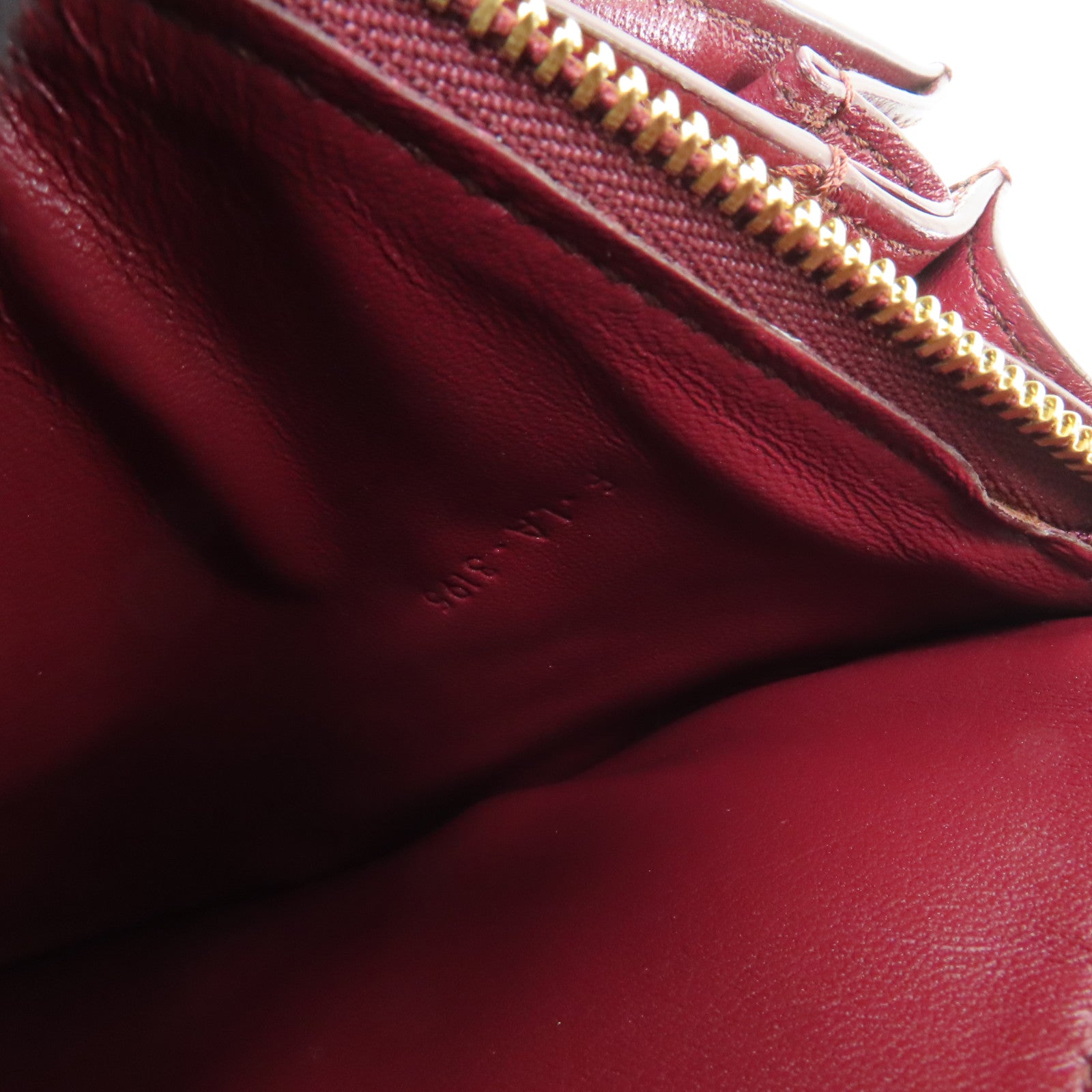 CELINE 【激減優惠】牛皮皮革Classic Box金扣肩背袋酒紅色