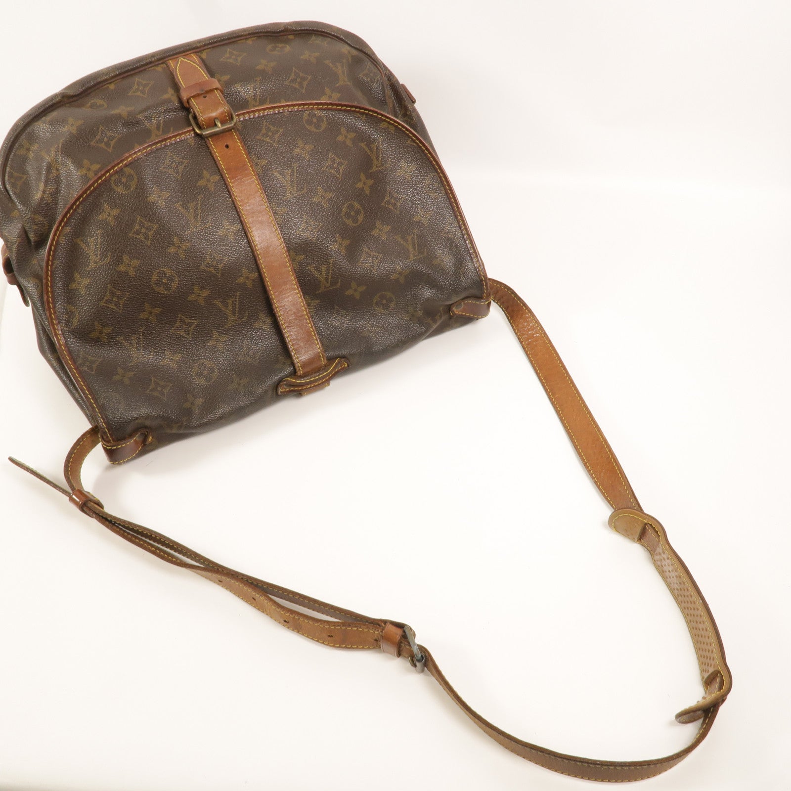 LOUIS VUITTON Monogram Saumur 35肩背袋