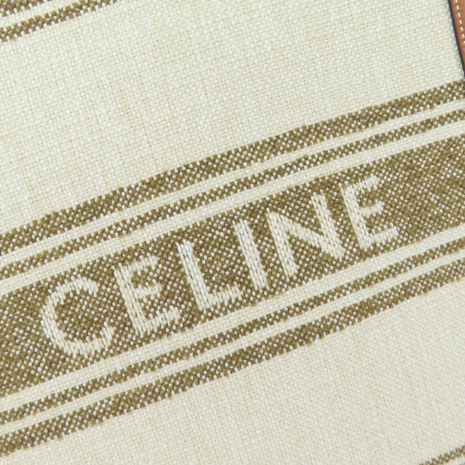 CELINE 帆布Small Vertical Cabas金扣手挽肩背兩用袋