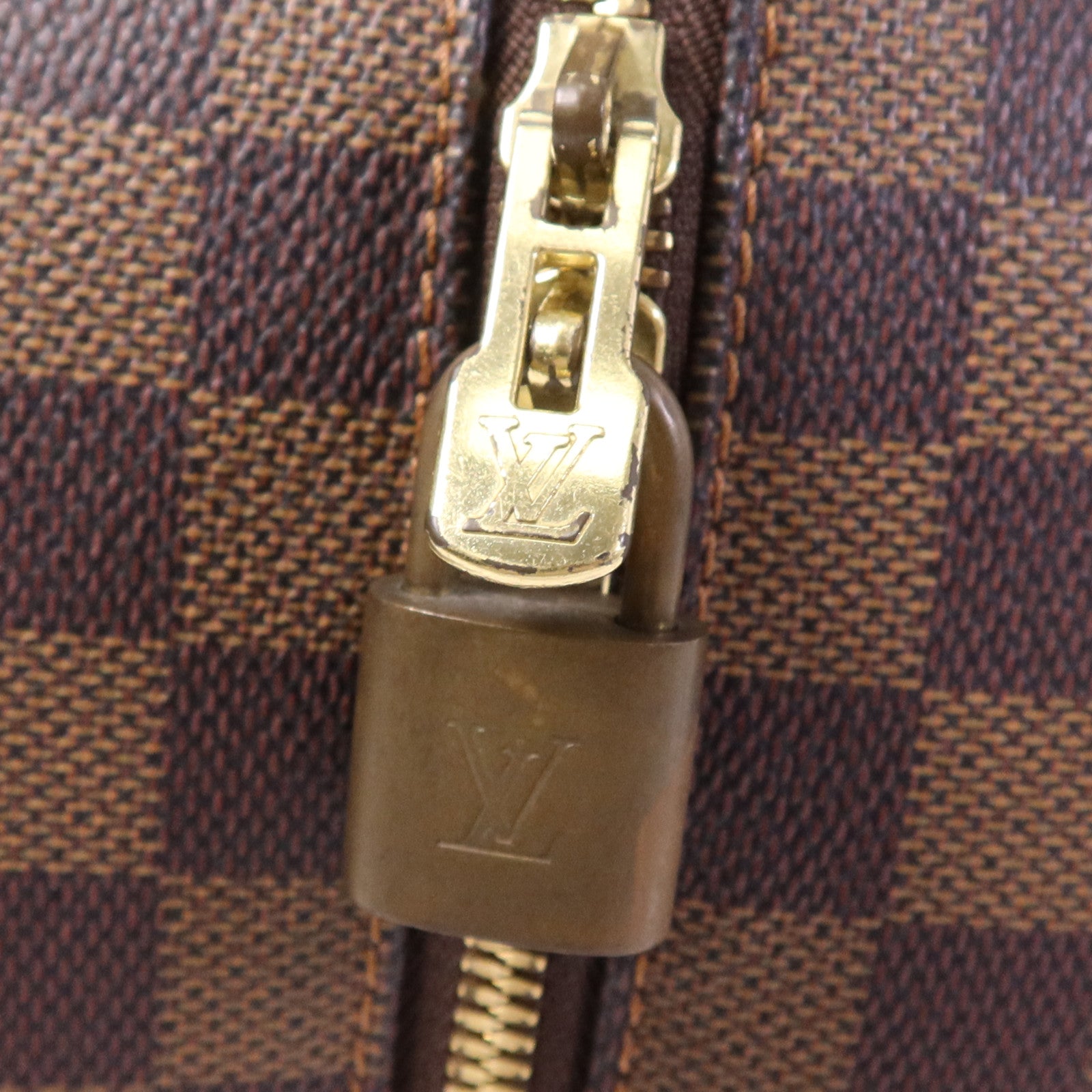 LOUIS VUITTON Damier Nolita金扣手挽袋