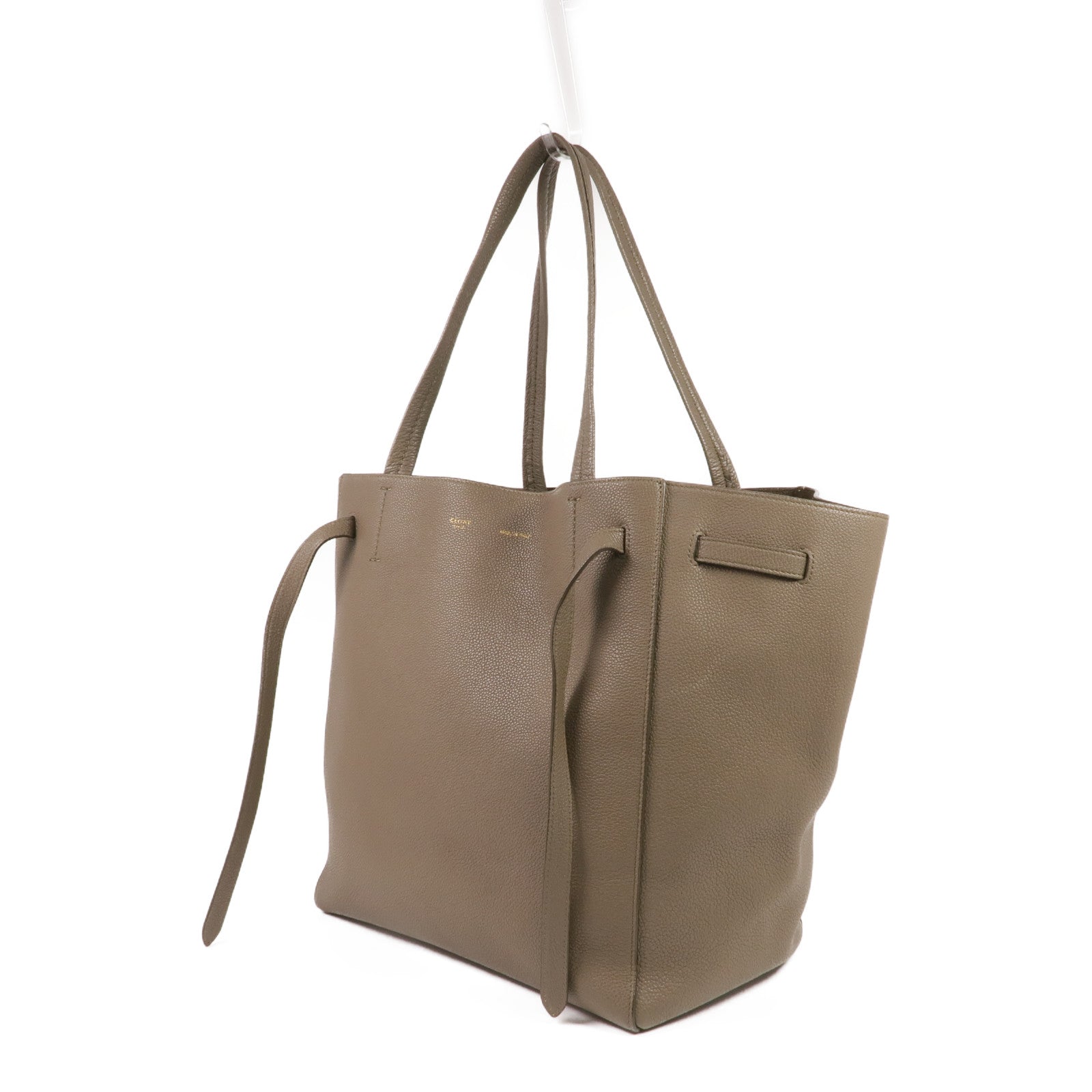 CELINE 皮革Small Cabas Phantom金扣肩背袋/手挽袋