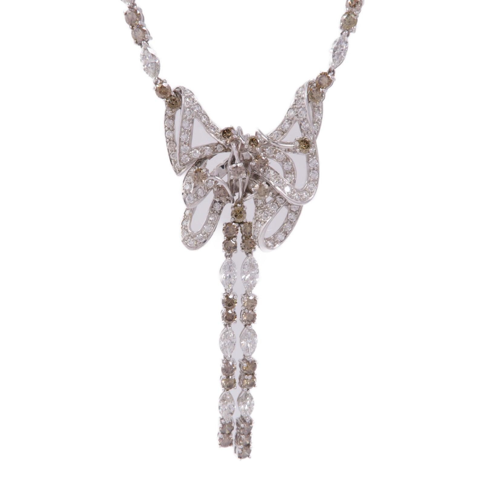 JEWELRY 18K白金Diamond Necklace鑽石項鍊