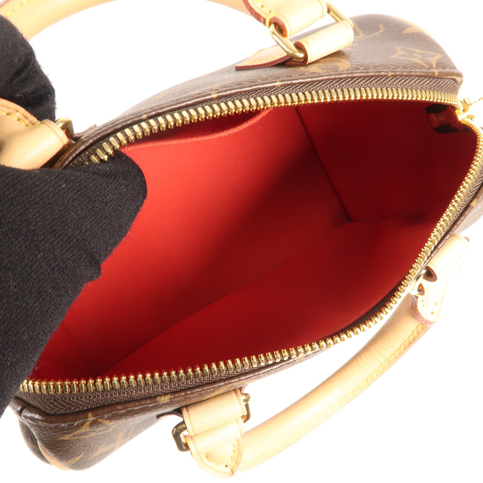 LOUIS VUITTON Monogram Speedy Bandouliere 20金扣手挽肩背兩用袋