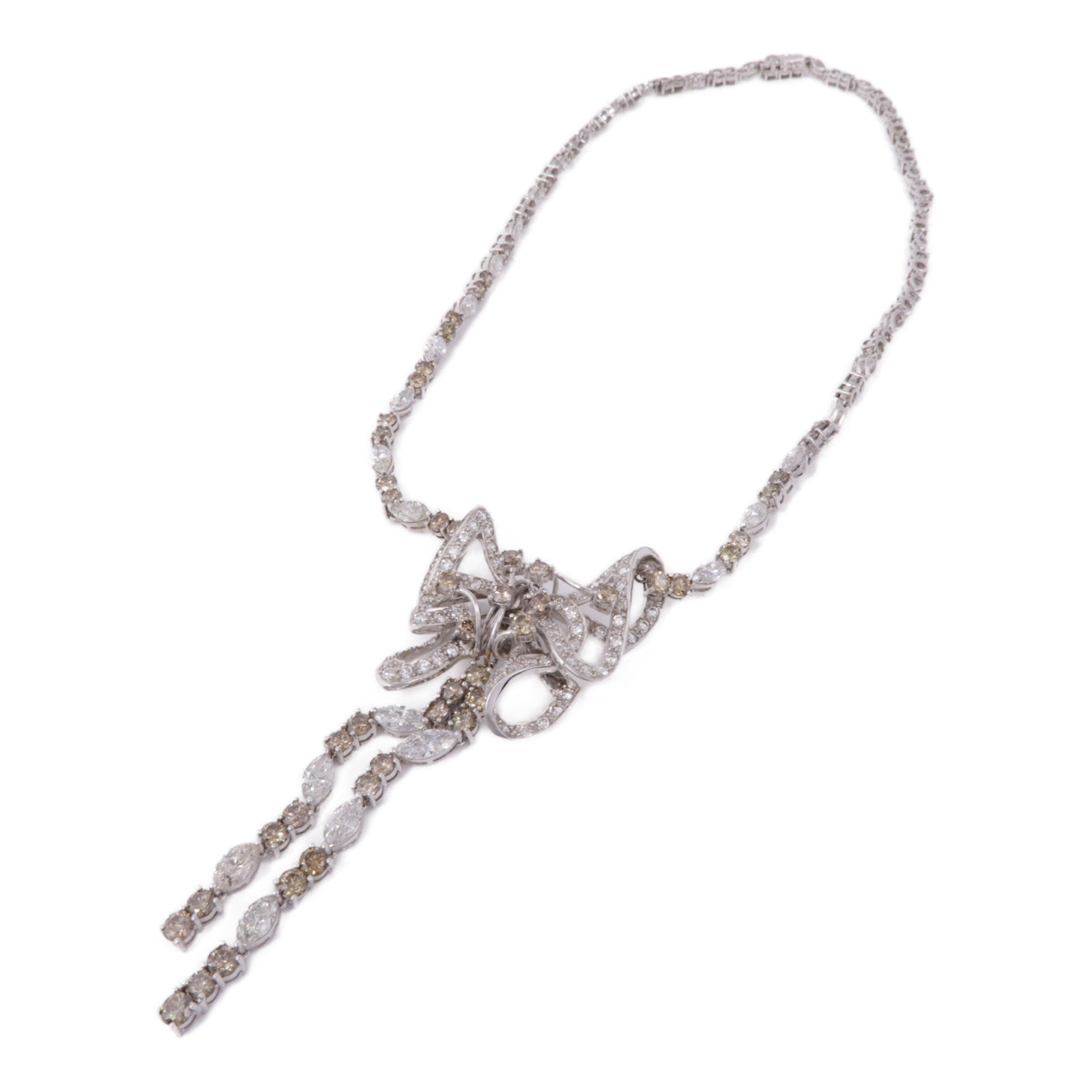 JEWELRY 18K白金Diamond Necklace鑽石項鍊