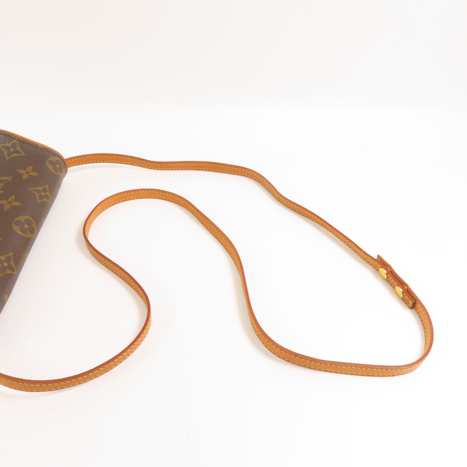 LOUIS VUITTON Monogram Pochette Twin PM金扣肩背袋