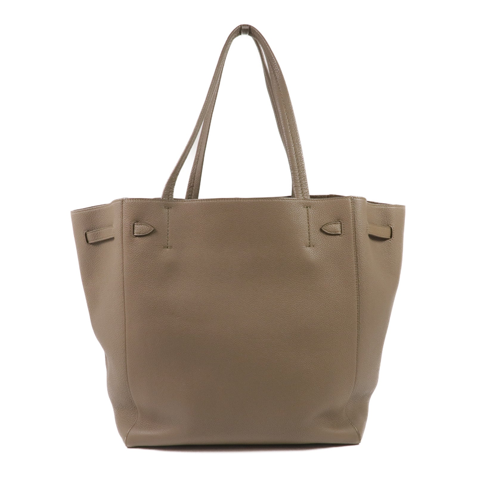 CELINE 皮革Small Cabas Phantom金扣肩背袋/手挽袋