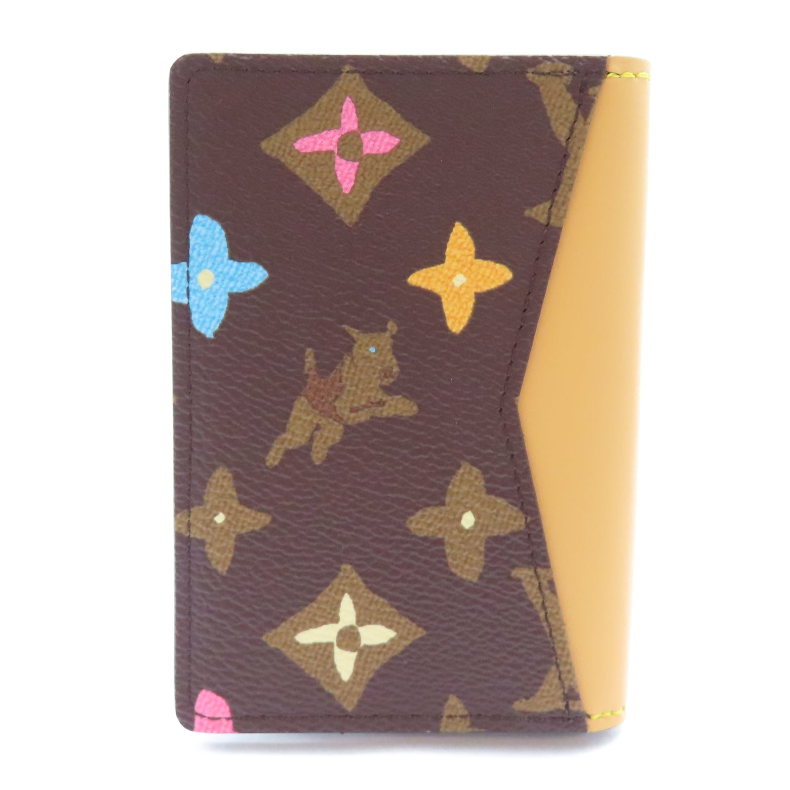 LOUIS VUITTON Monogram Pocket Organizer卡片套啡色