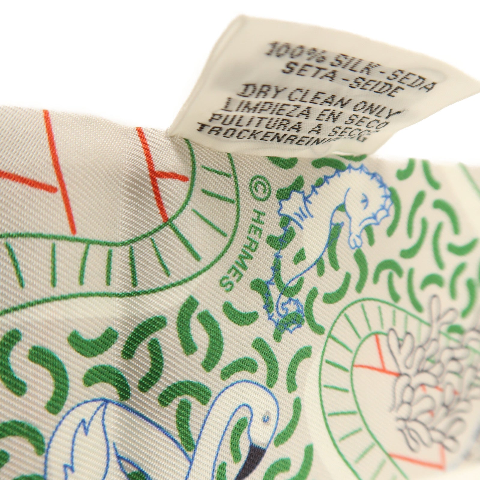 HERMES 絲質Twilly絲巾