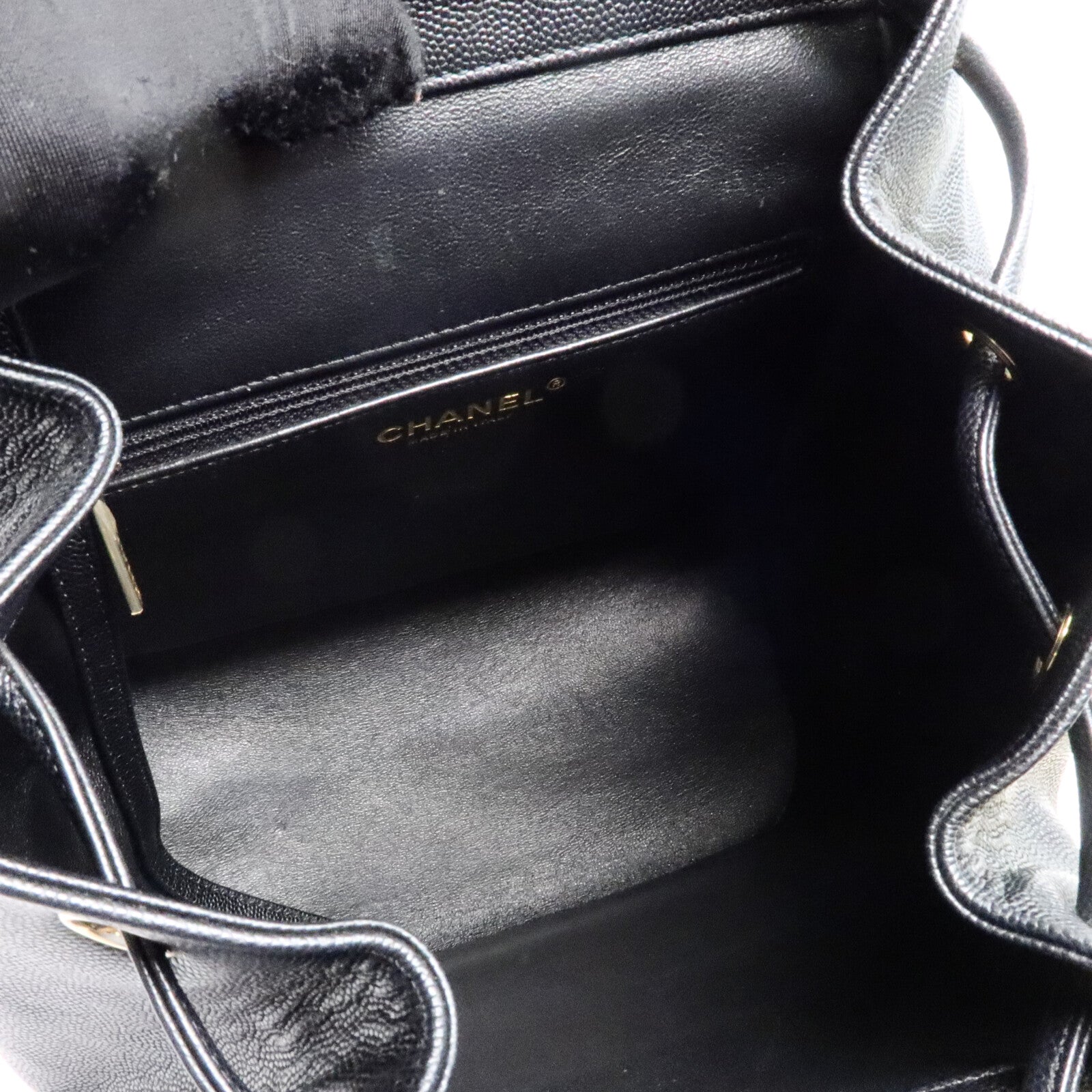 CHANEL 牛皮皮革Business Affinity Backpack鏈帶背包