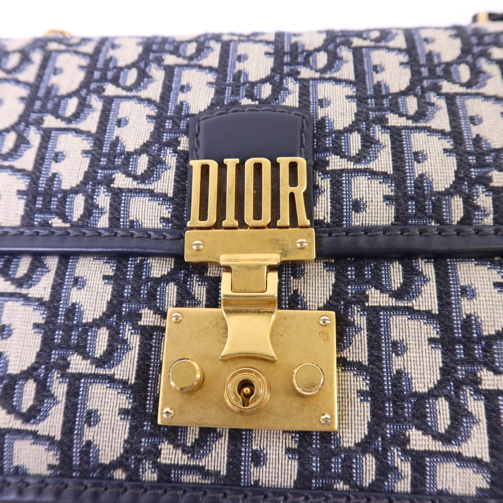 Dior 帆布Dioraddict Flap Bag金扣肩背袋