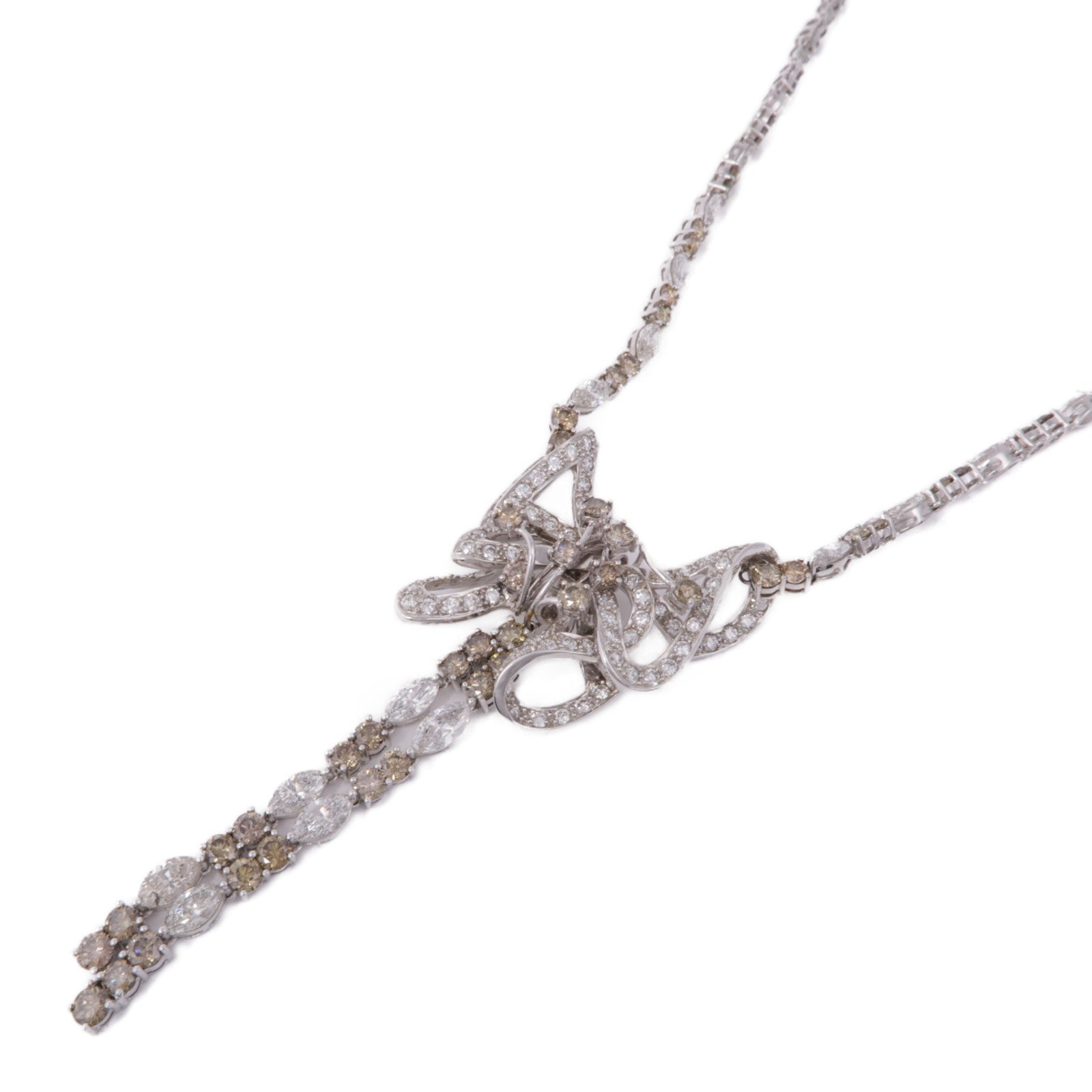 JEWELRY 18K白金Diamond Necklace鑽石項鍊