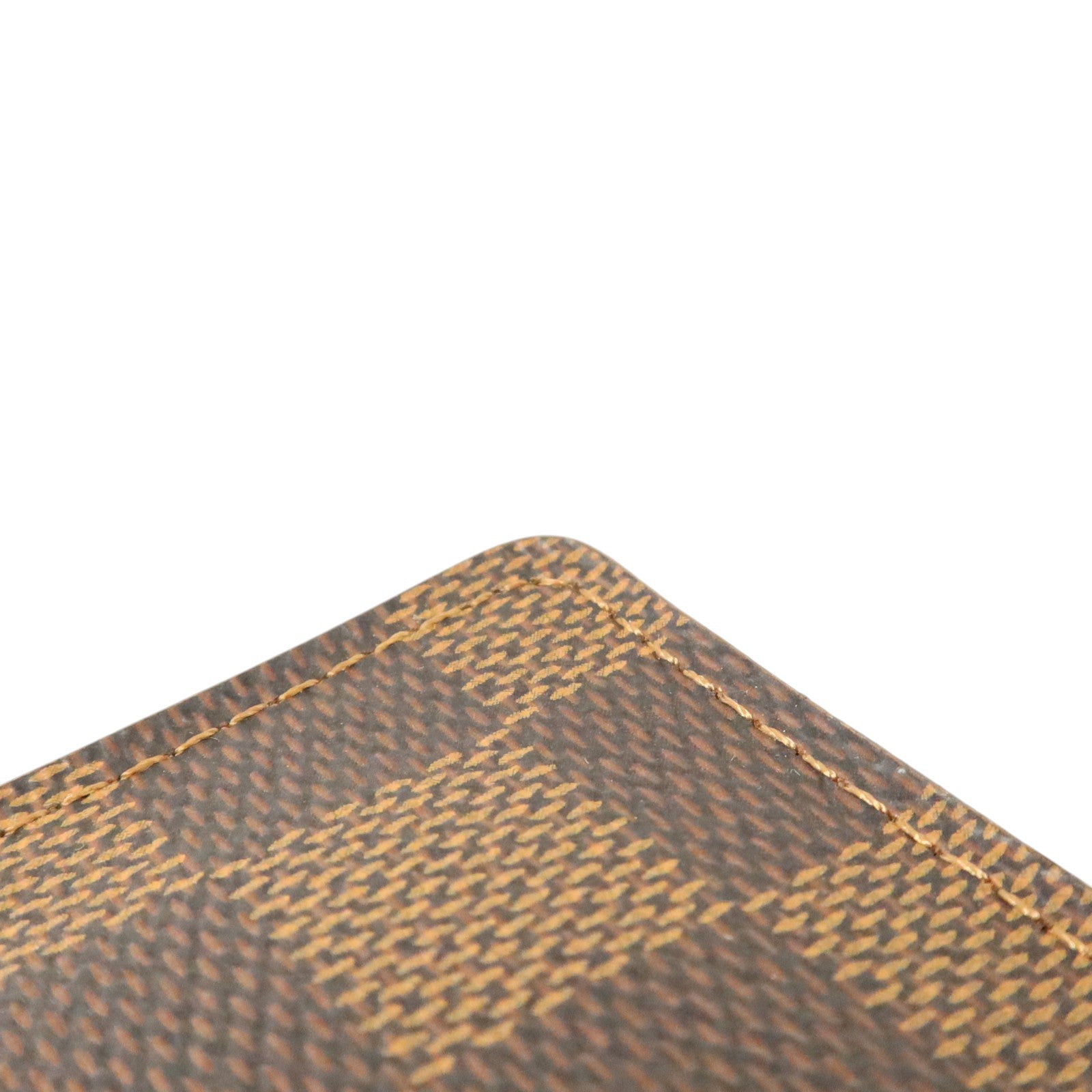 LOUIS VUITTON Damier Portefeuille Brazza金扣長錢包