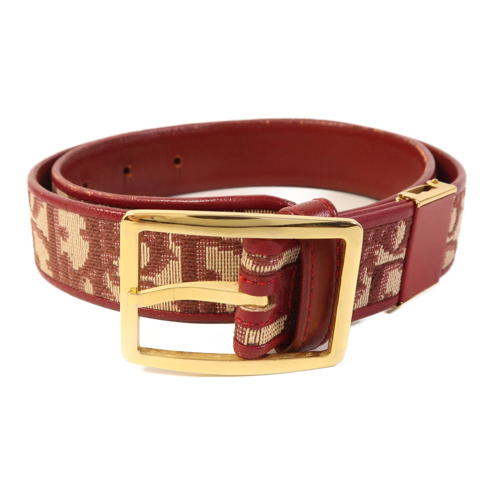 Dior 帆布/皮革Belt皮帶