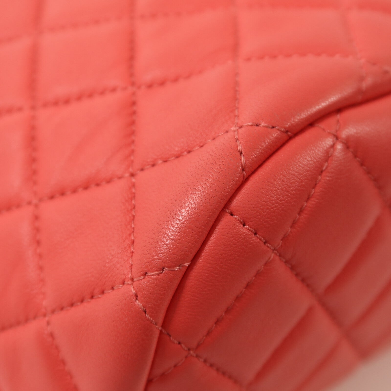 CHANEL 羊皮皮革Backpack金扣鏈帶背包