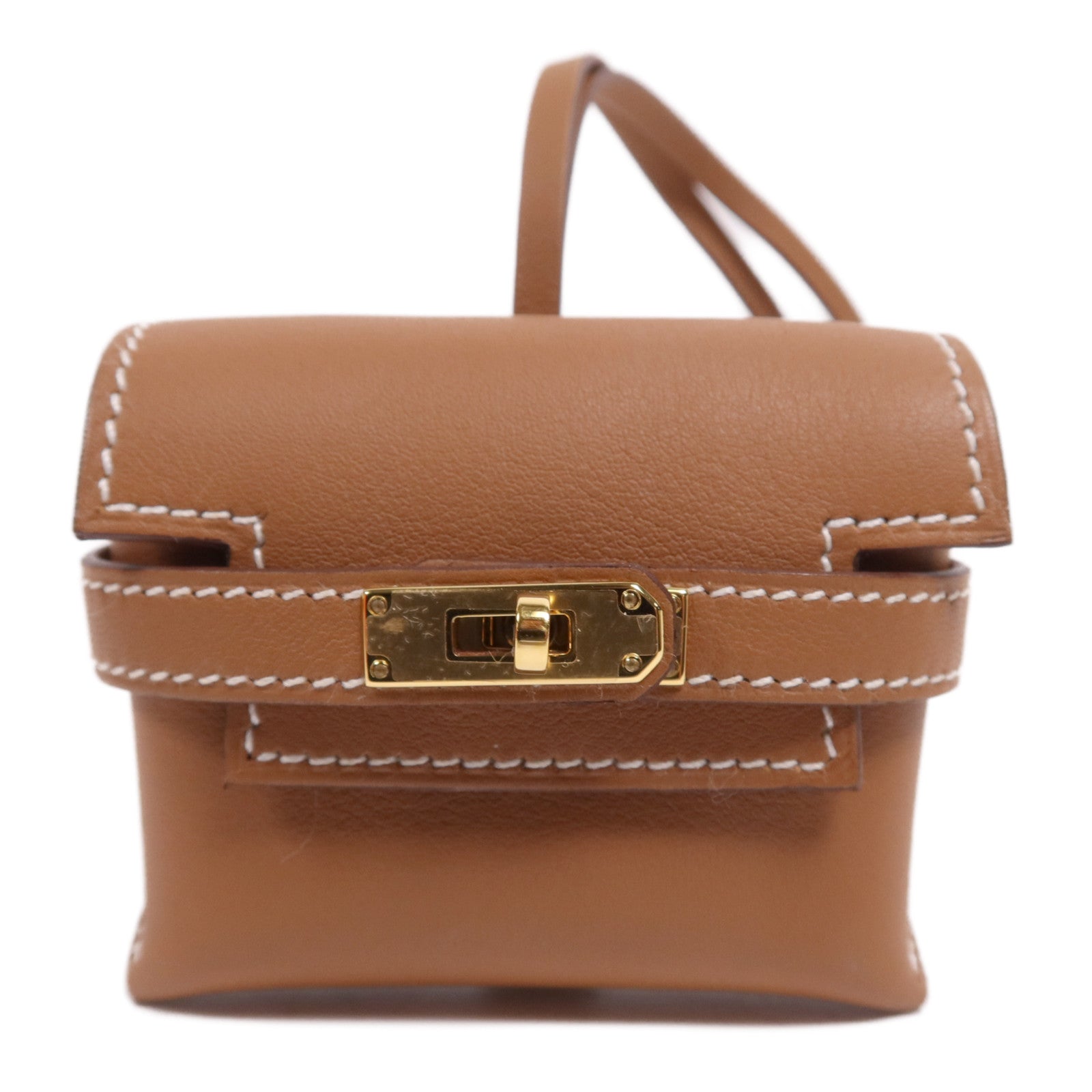 HERMES Swift皮革Kelly Festival Charm金扣掛飾
