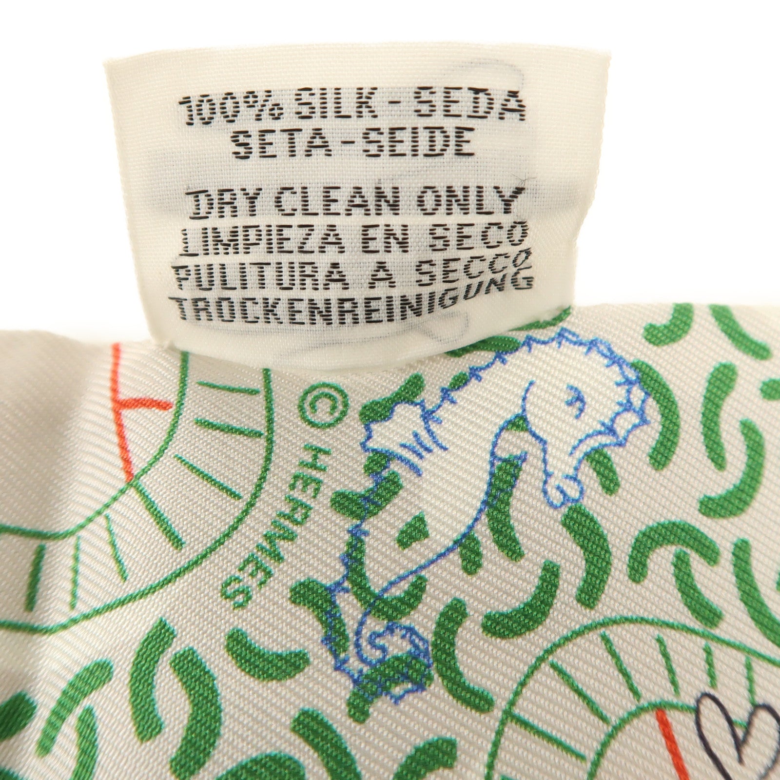 HERMES 絲質Twilly絲巾