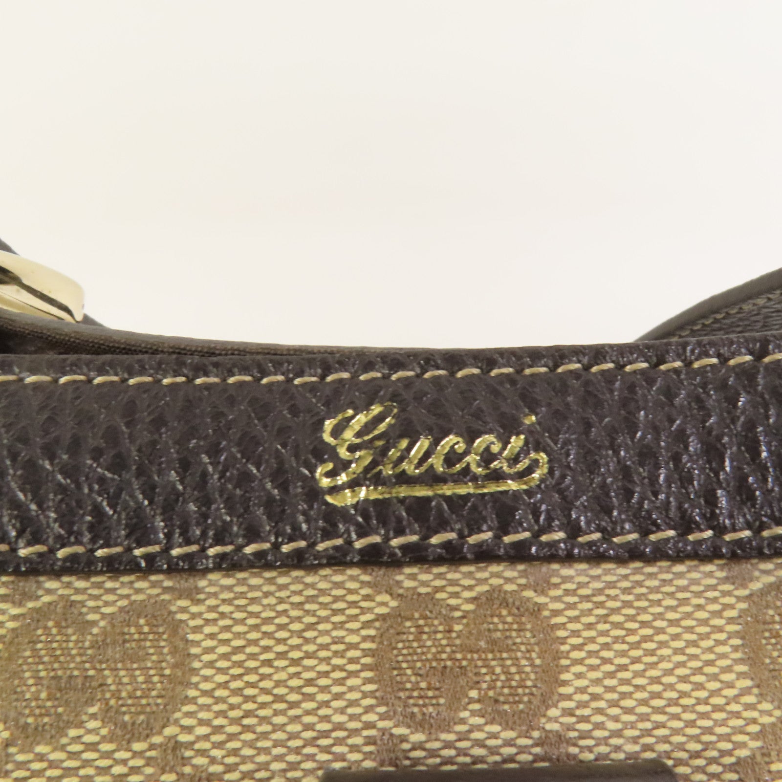 GUCCI 塗層帆布Tote Bag金扣手挽袋