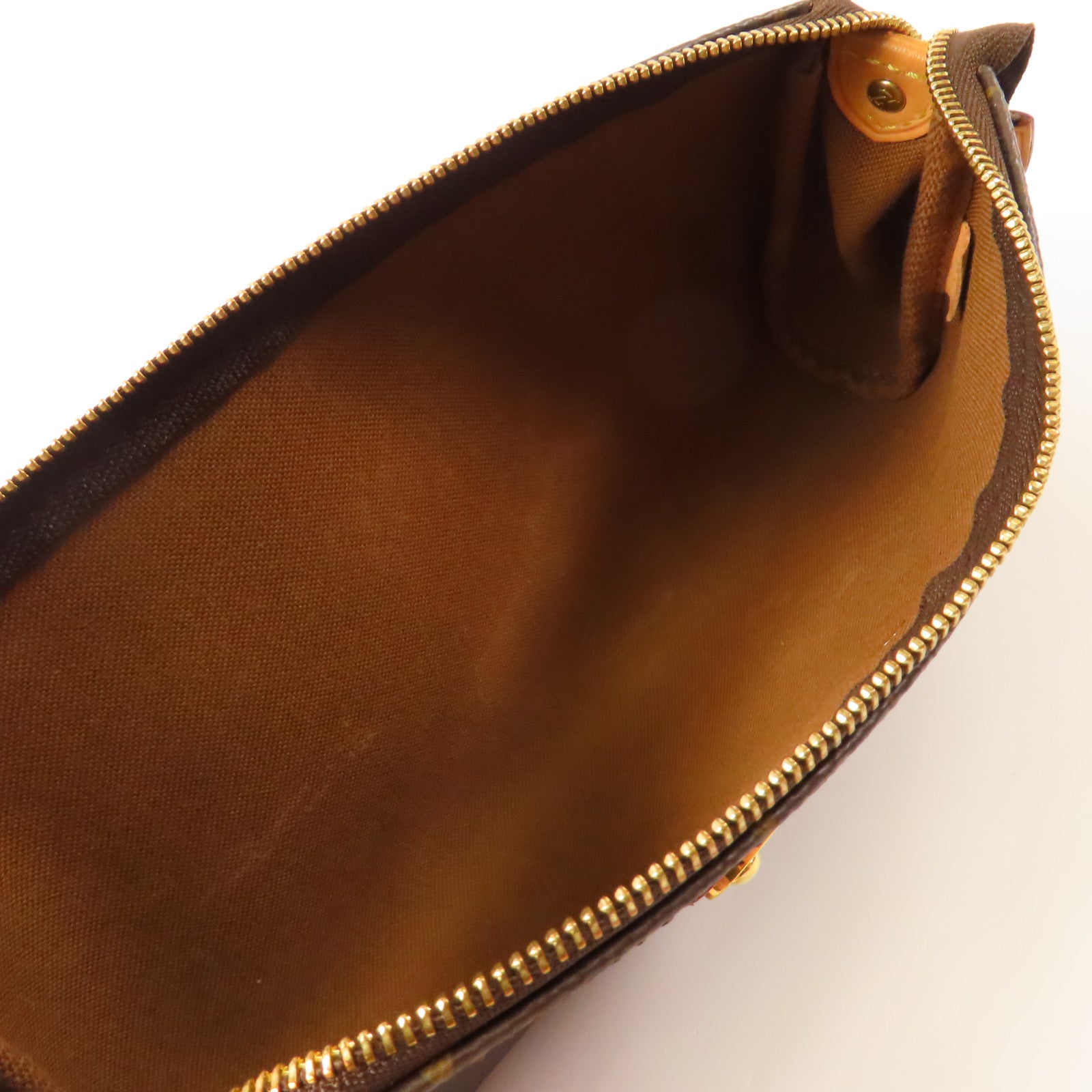 LOUIS VUITTON Monogram Eva金扣手挽肩背兩用袋棕色