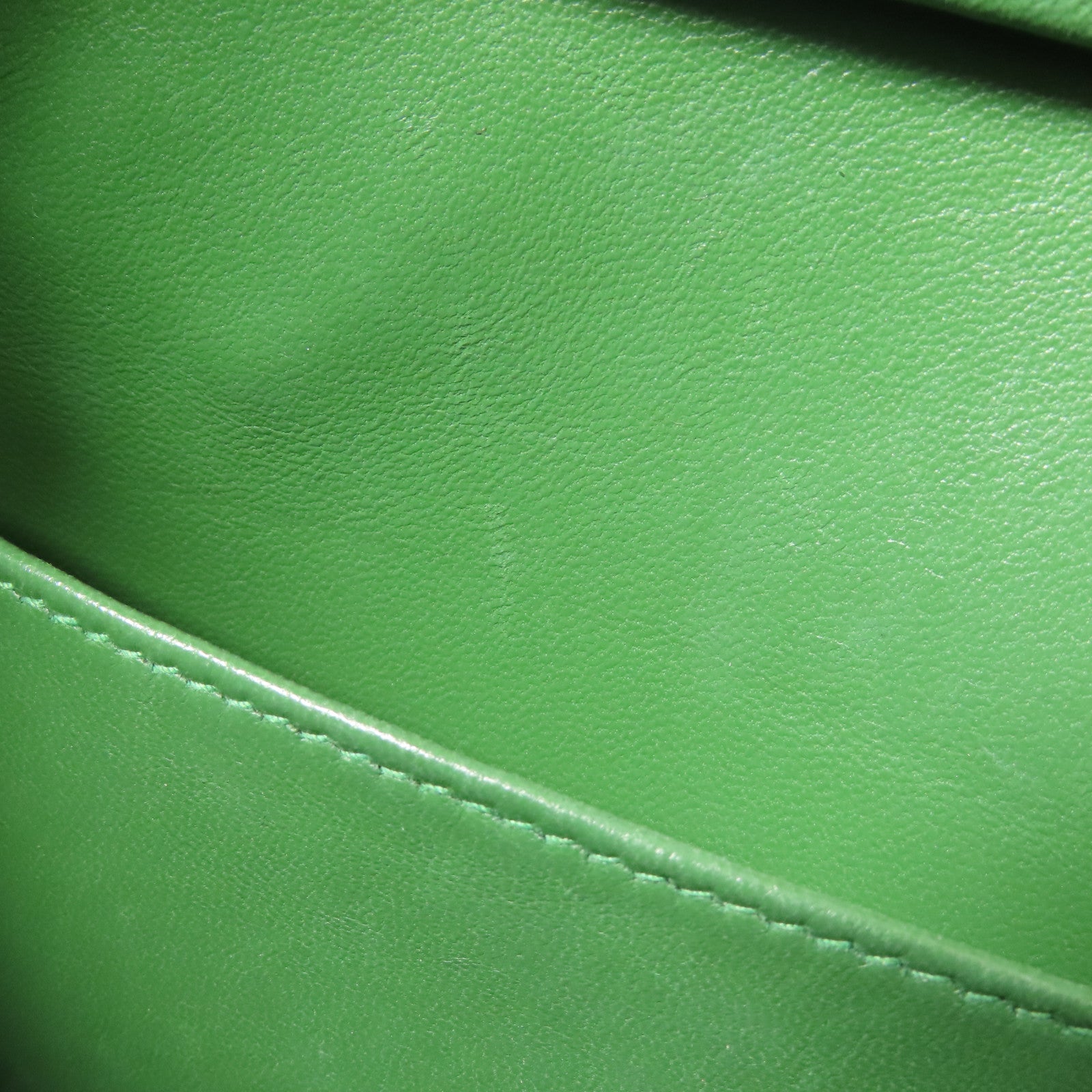 HERMES Epsom皮革Plume 28銀扣手挽袋Vert Bengale Emerald