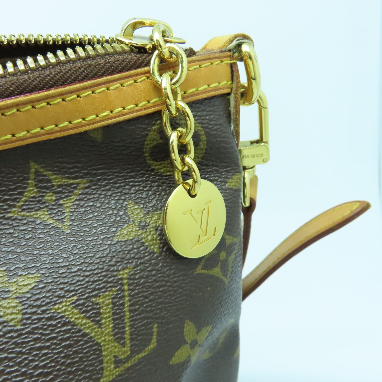 LOUIS VUITTON 【激減優惠】Monogram Palermo PM金扣手挽肩背兩用袋啡色