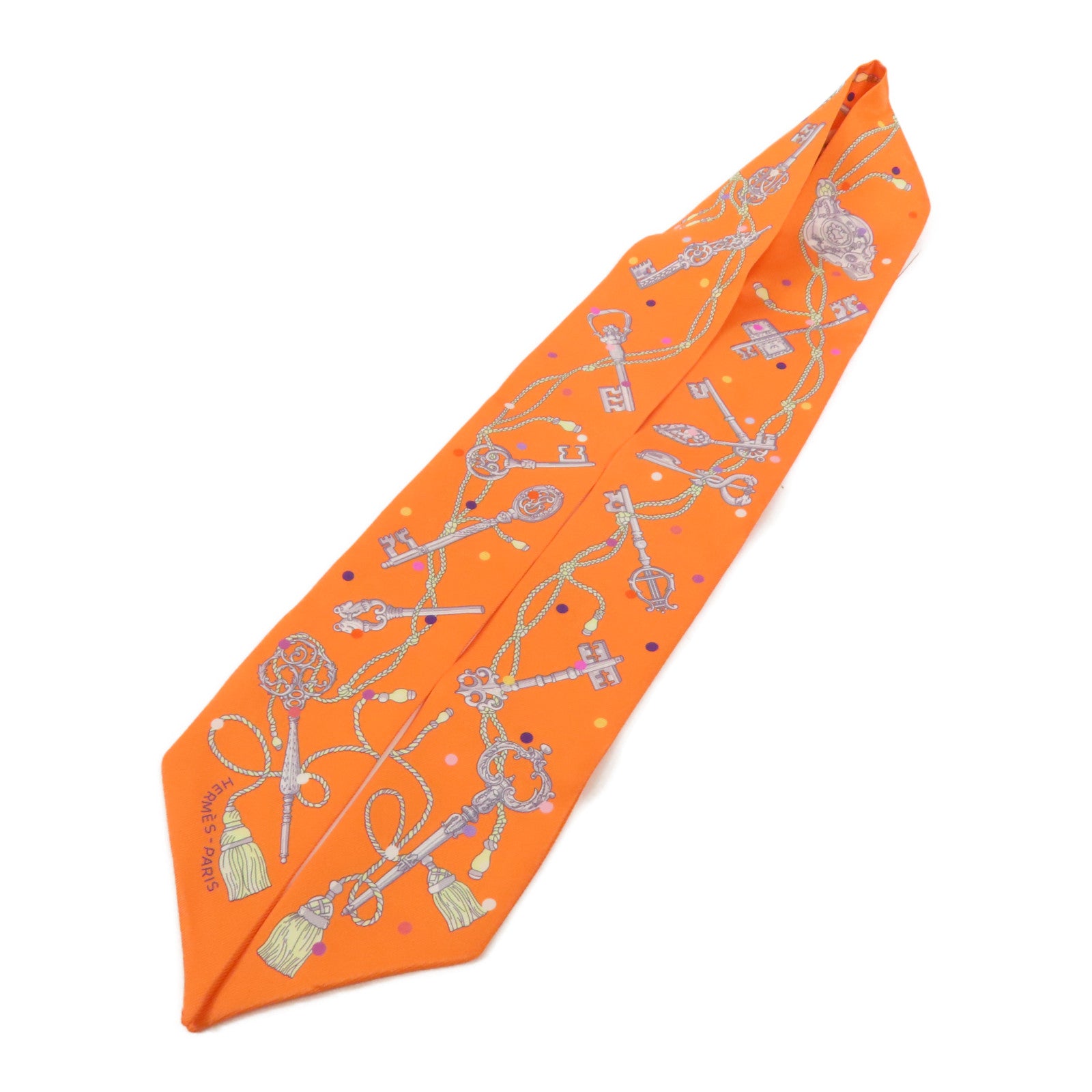 HERMES 絲質Twilly絲巾