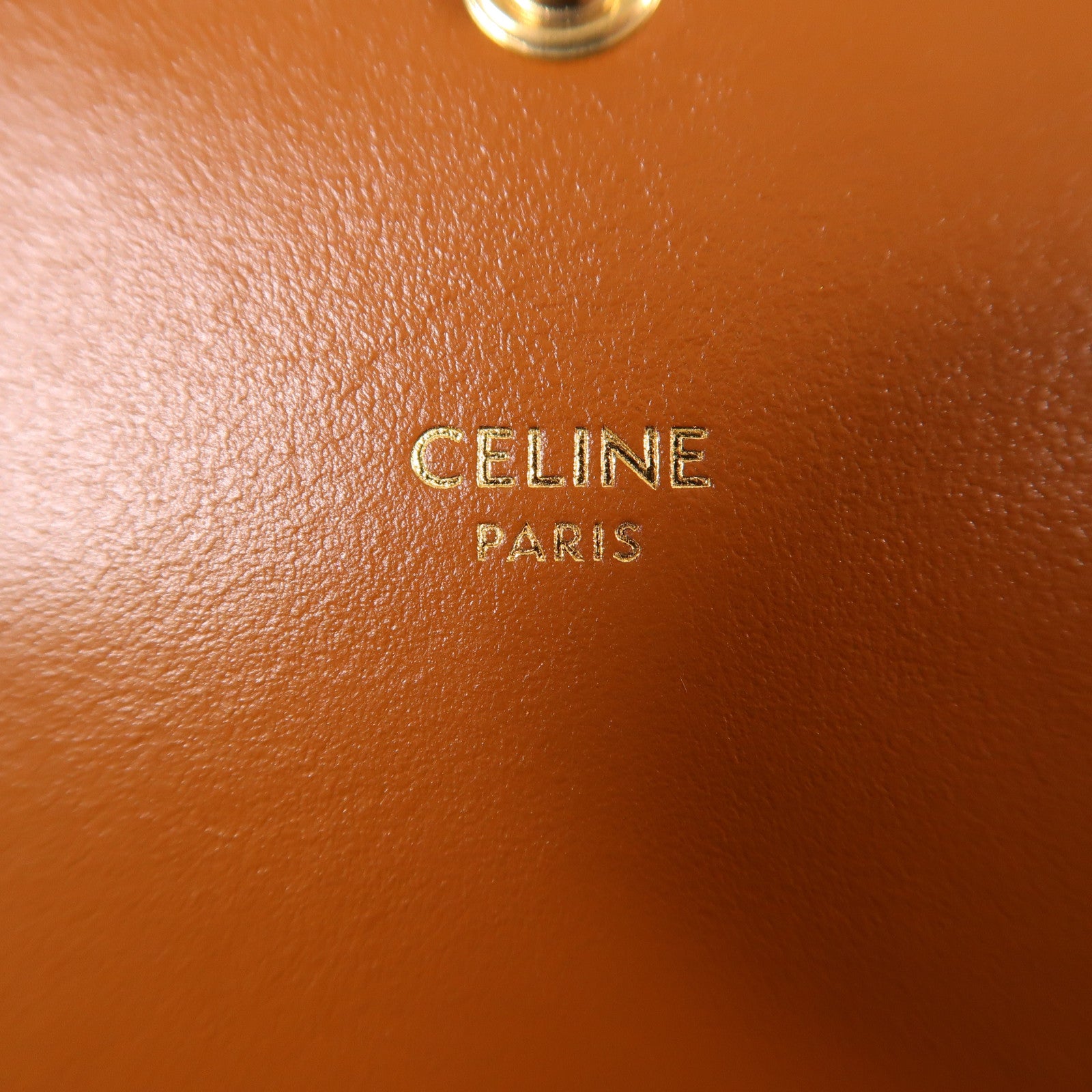 CELINE 塗層帆布Triomphe Mulipochette金扣肩背袋