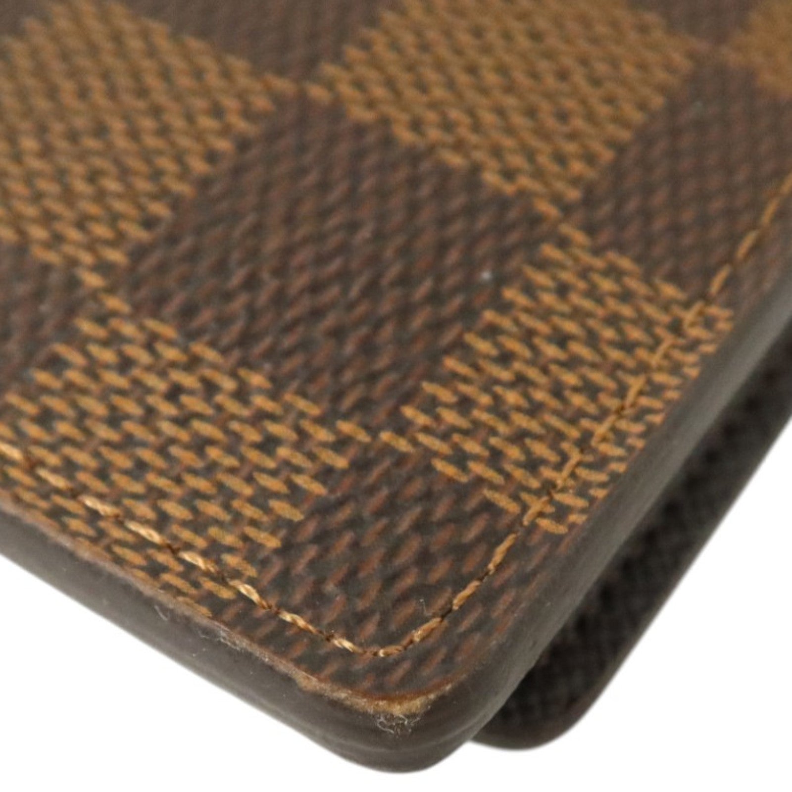LOUIS VUITTON Damier Portefeuille Brazza金扣長錢包
