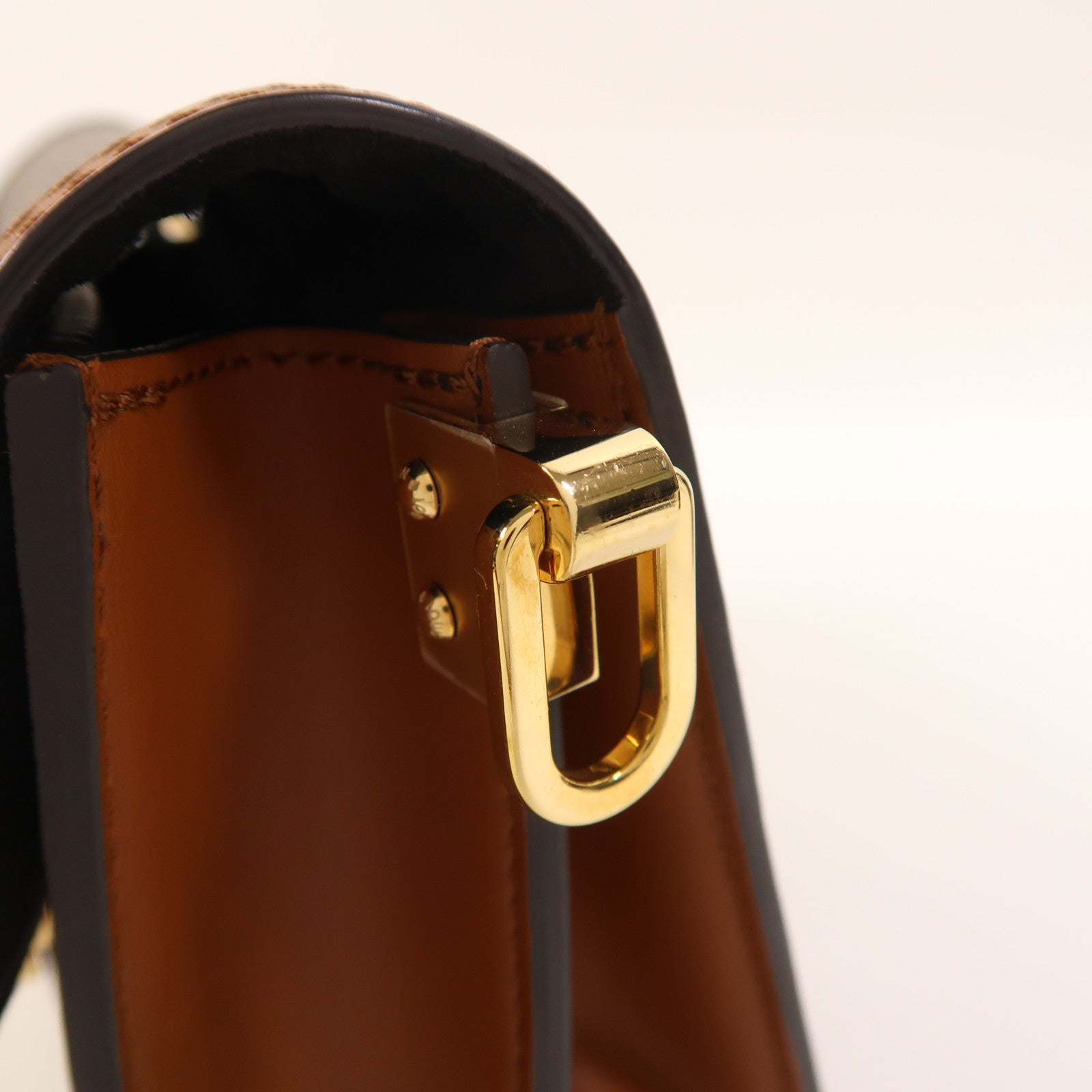 LOUIS VUITTON 【激減優惠】Monogram Reverse Mini Dauphine金扣肩背袋