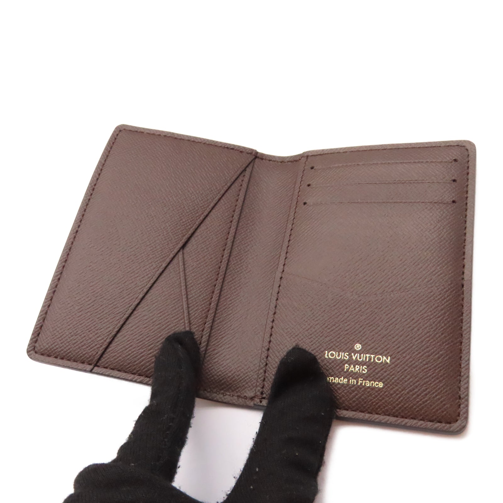LOUIS VUITTON Monogram Pocket Organizer卡片套啡色