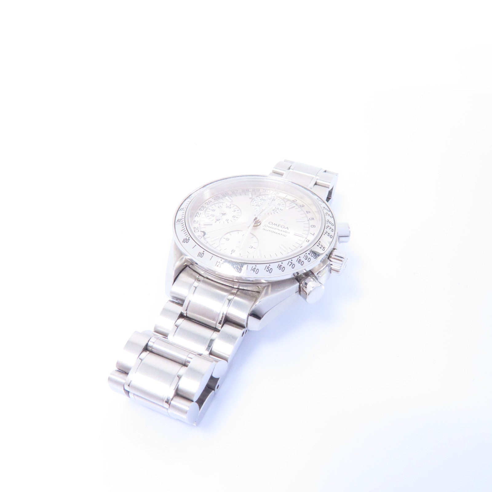 OMEGA Speedmaster Day Date不鏽鋼手錶自動機芯銀色
