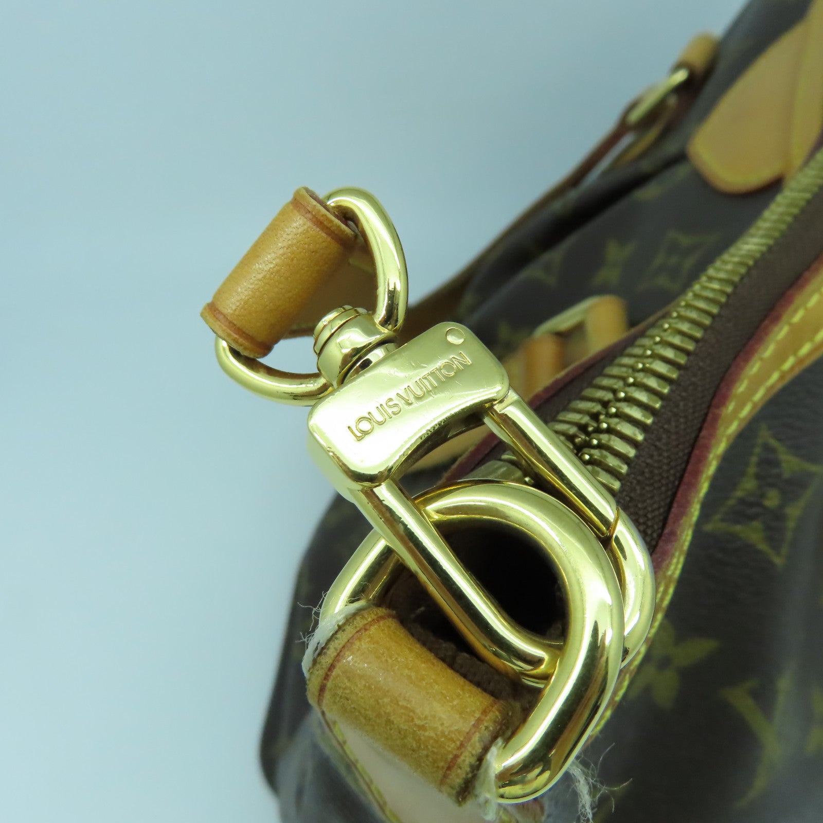 LOUIS VUITTON 【激減優惠】Monogram Palermo PM金扣手挽肩背兩用袋啡色