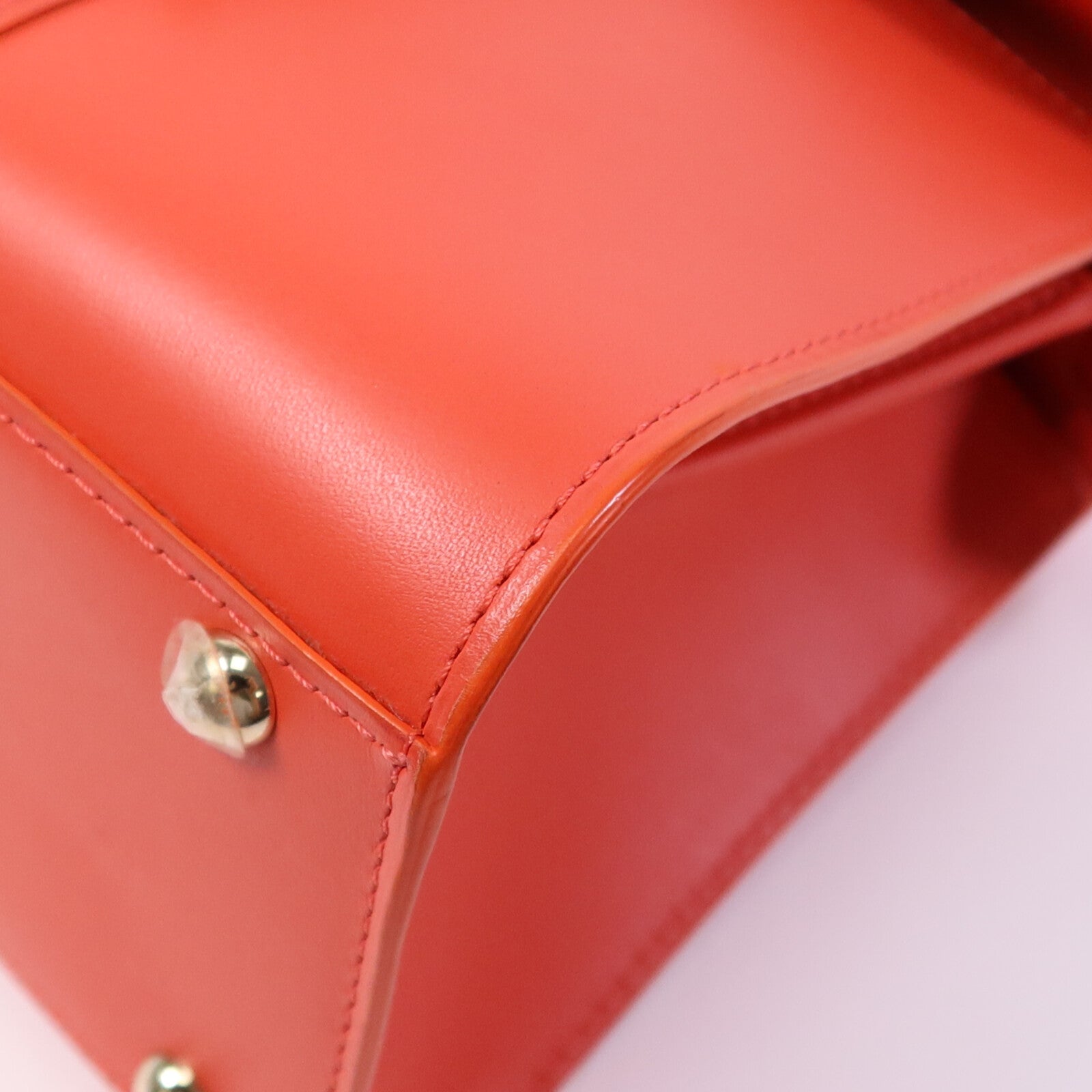 Delvaux 牛皮皮革Brillant Mini銀扣手挽肩背兩用袋