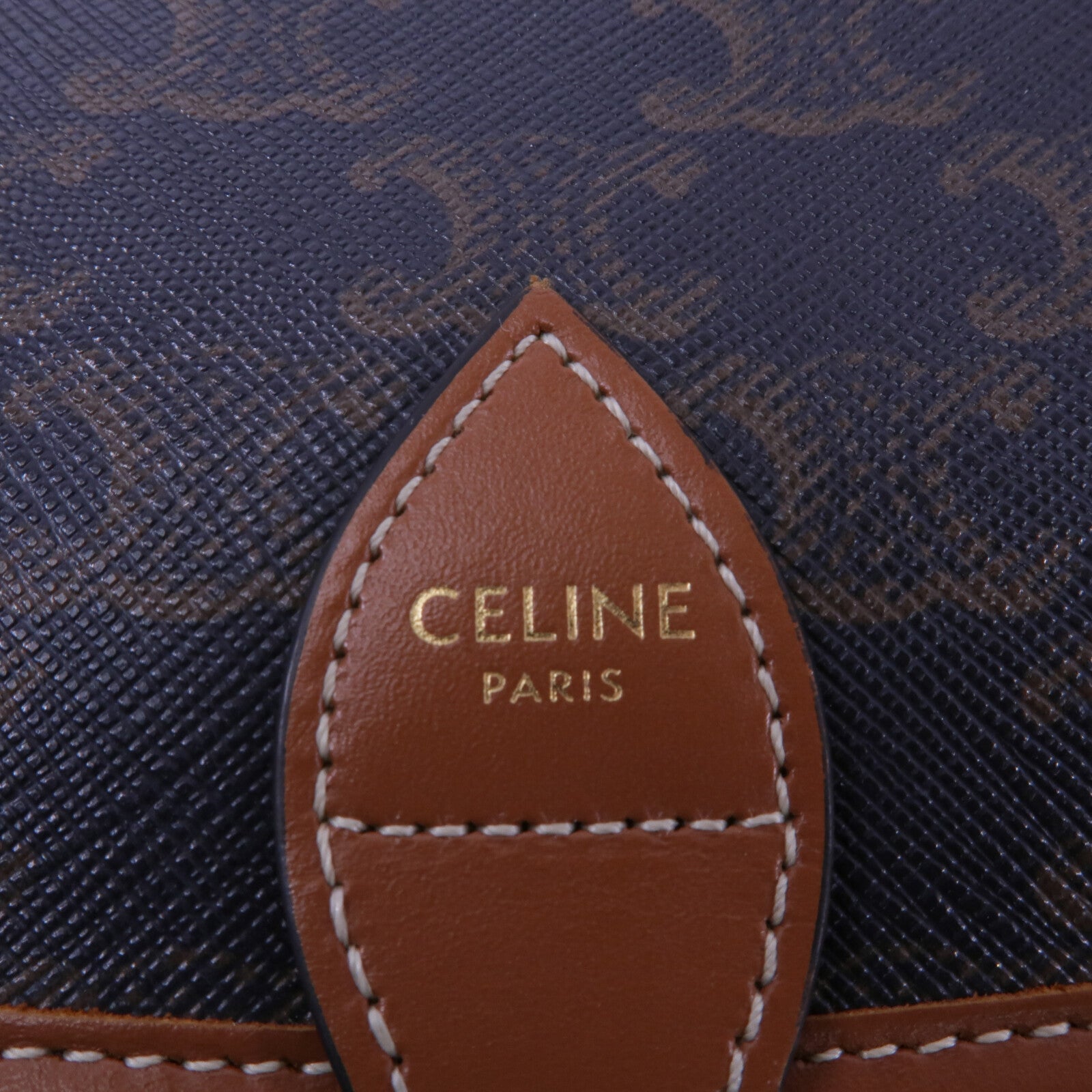 CELINE 塗層帆布Folco Medium肩背袋