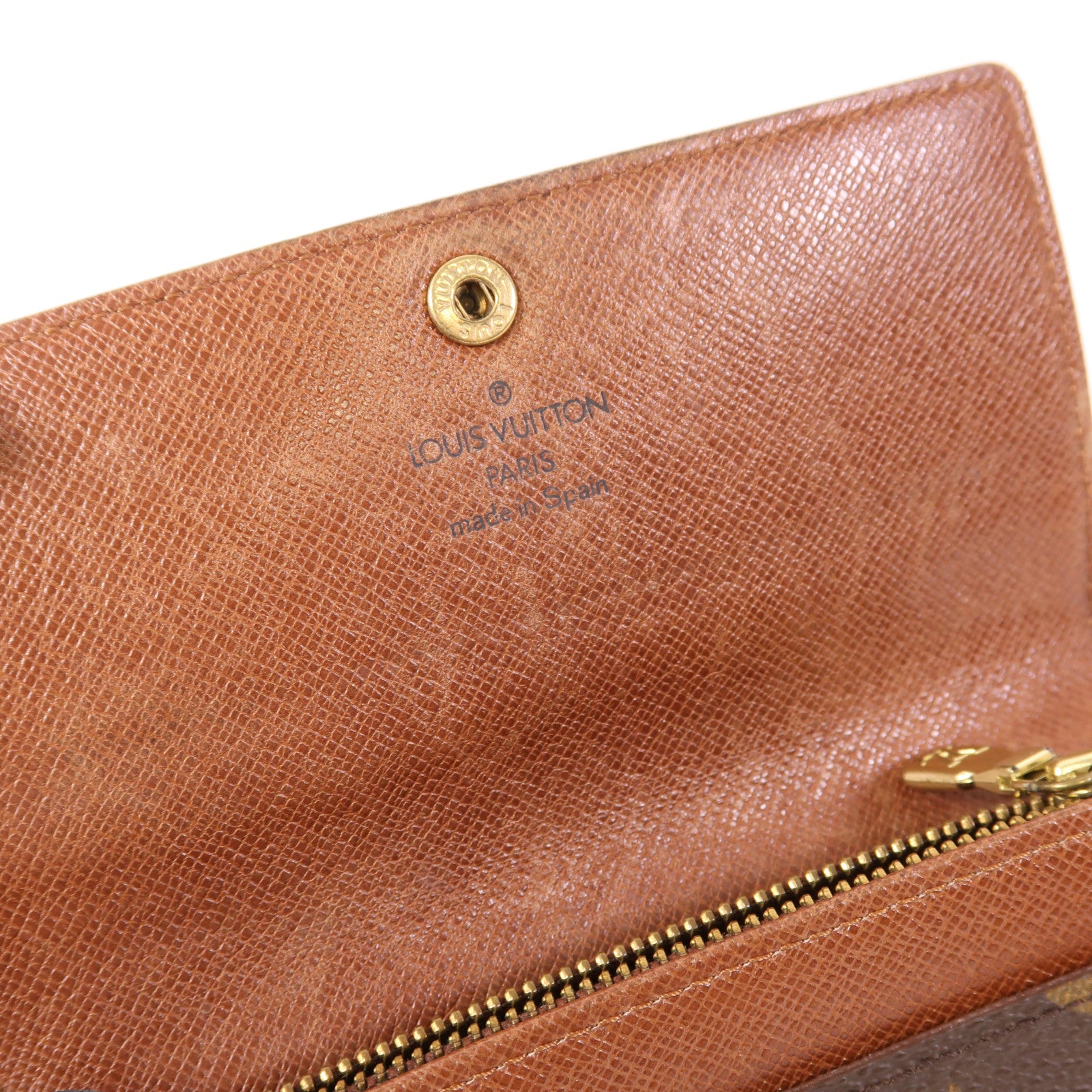 LOUIS VUITTON Monogram Wallet金扣錢包