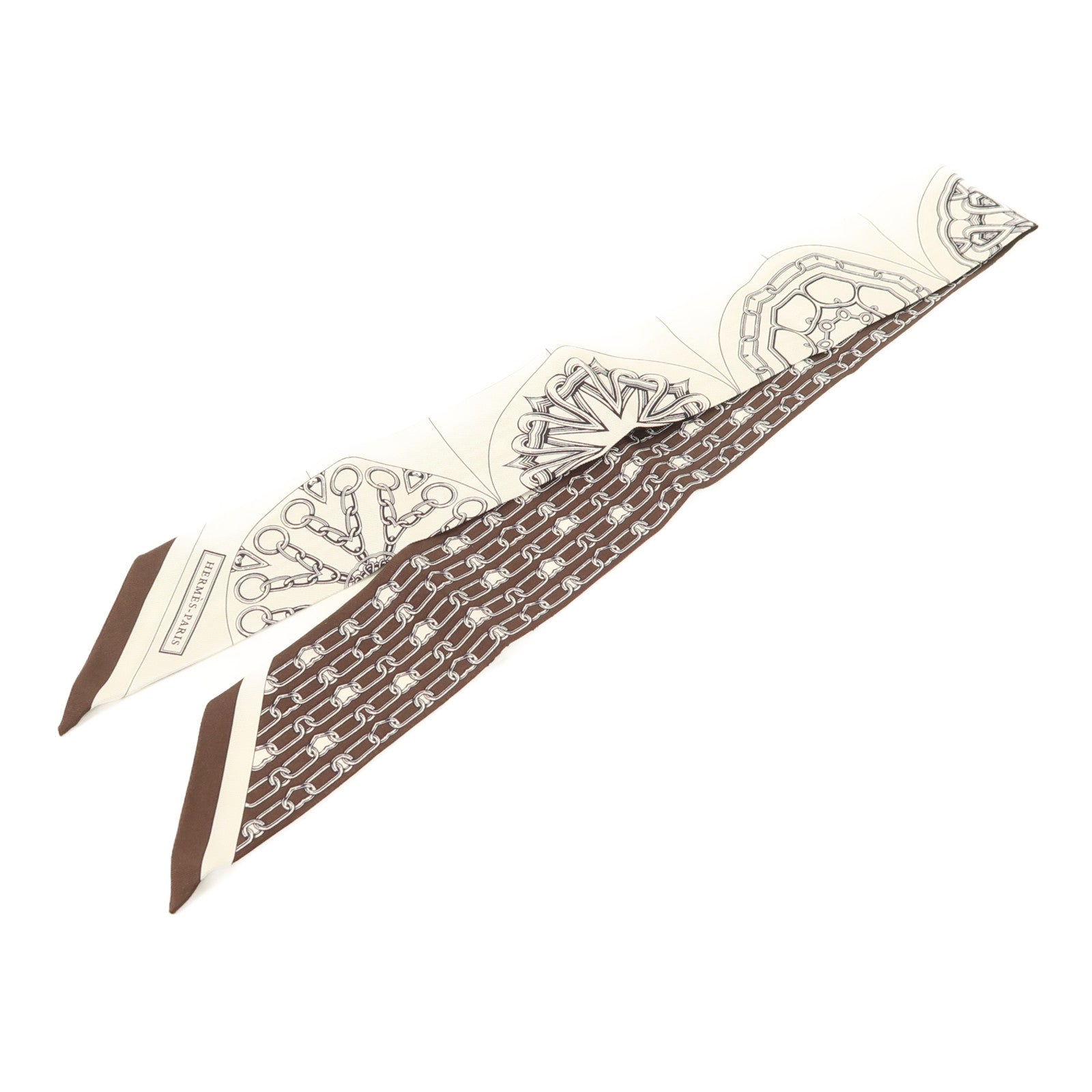 HERMES 絲質Twilly絲巾