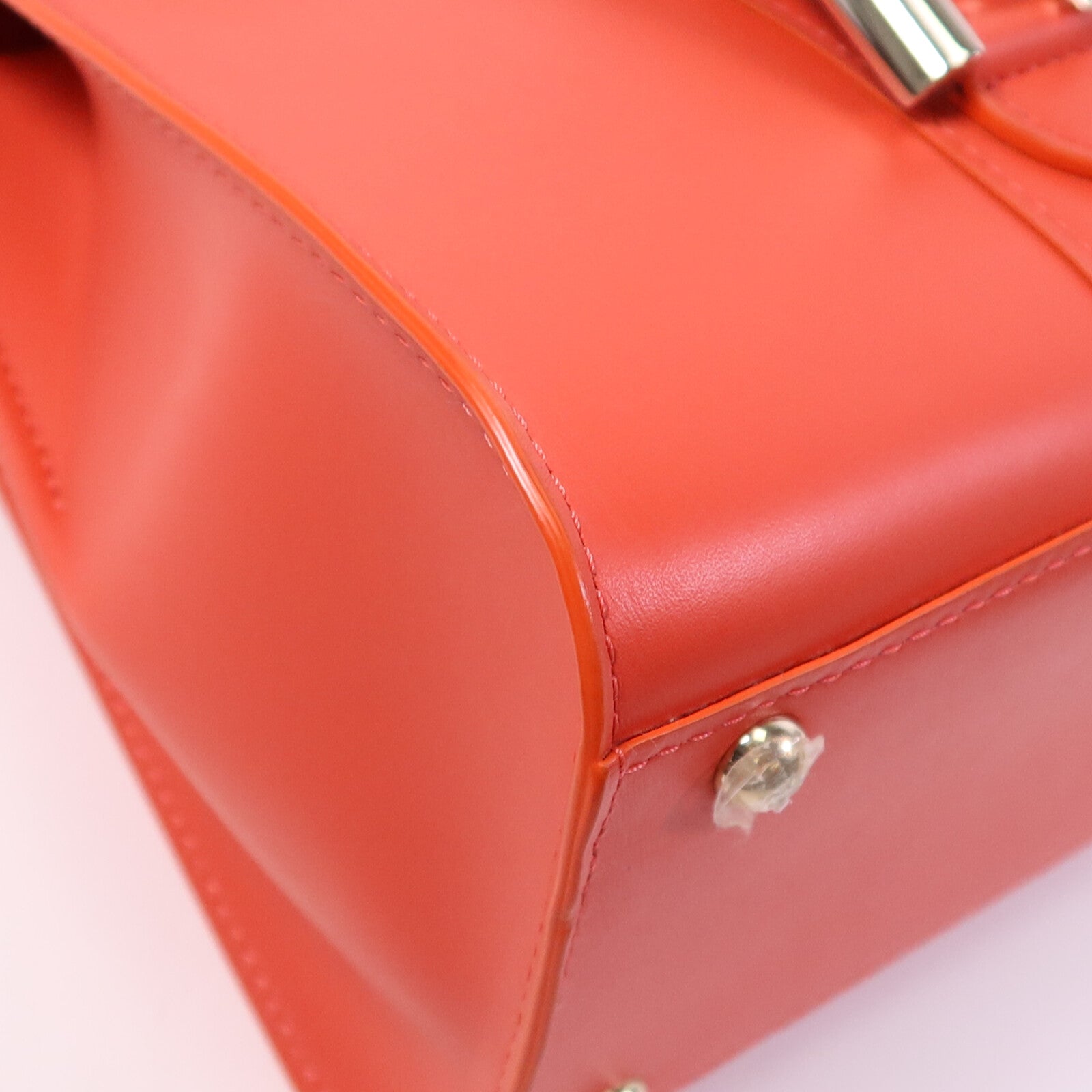 Delvaux 牛皮皮革Brillant Mini銀扣手挽肩背兩用袋