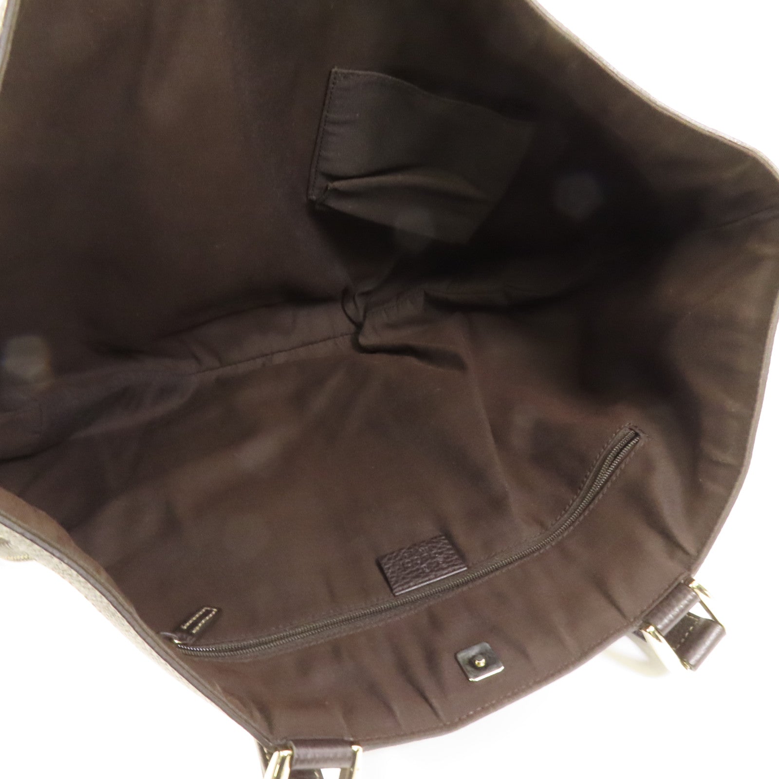 GUCCI 塗層帆布Tote Bag金扣手挽袋