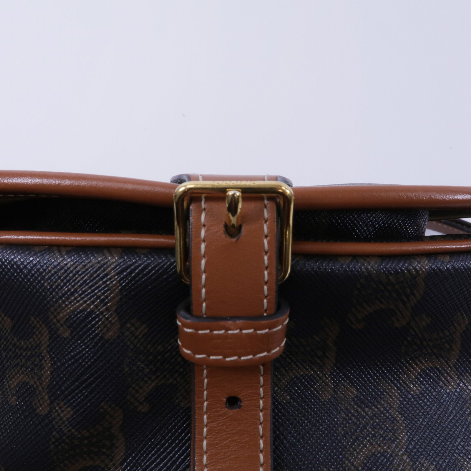 CELINE 塗層帆布Folco Medium肩背袋