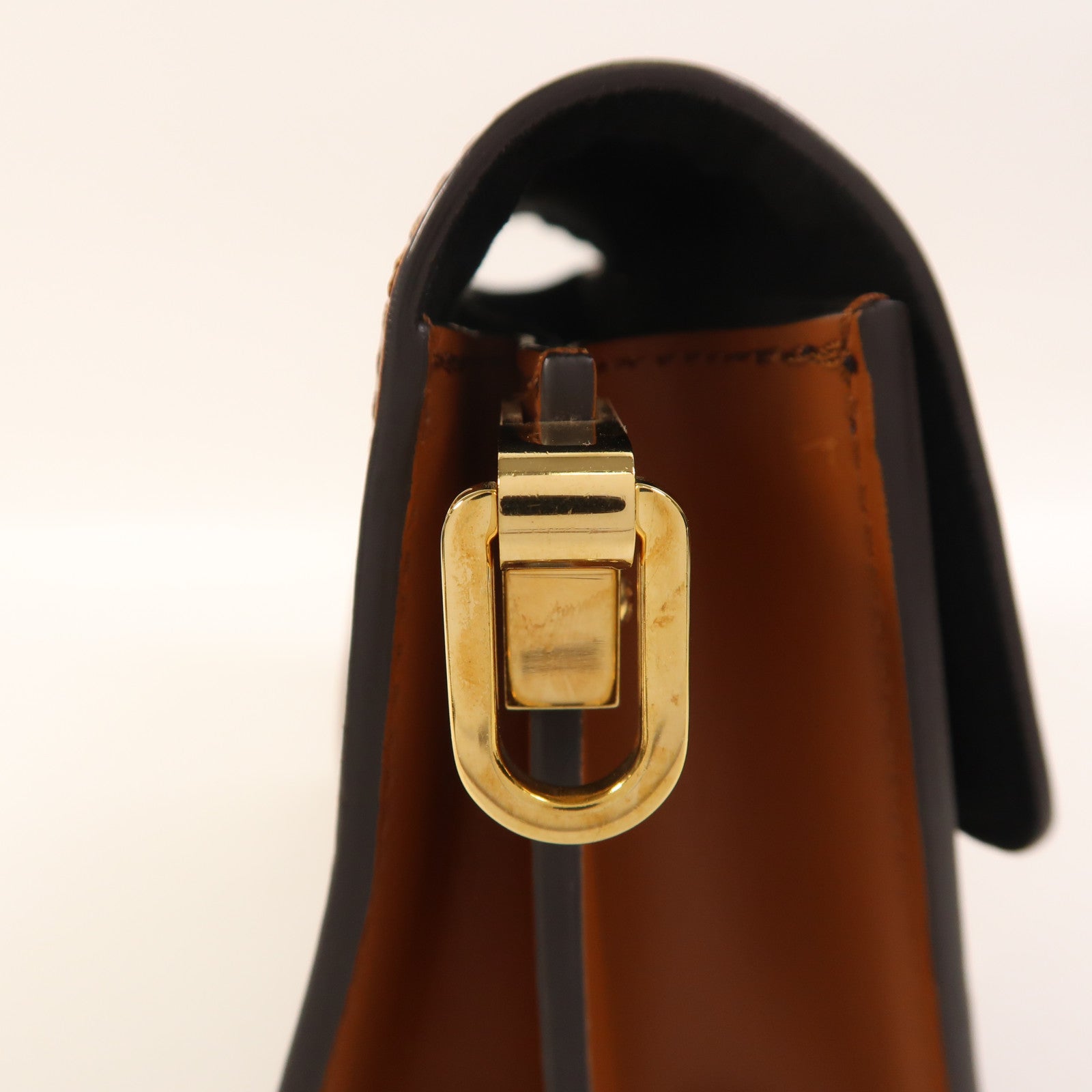 LOUIS VUITTON 【激減優惠】Monogram Reverse Mini Dauphine金扣肩背袋