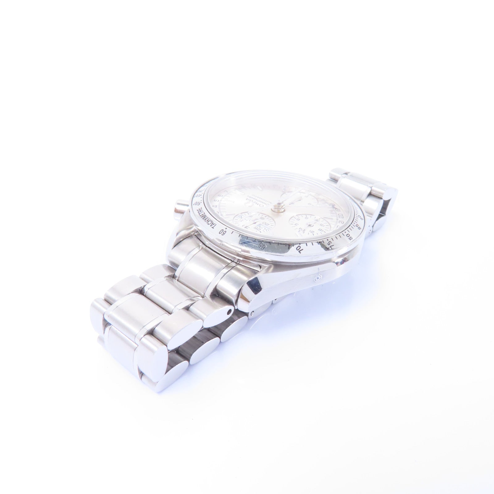 OMEGA Speedmaster Day Date不鏽鋼手錶自動機芯銀色