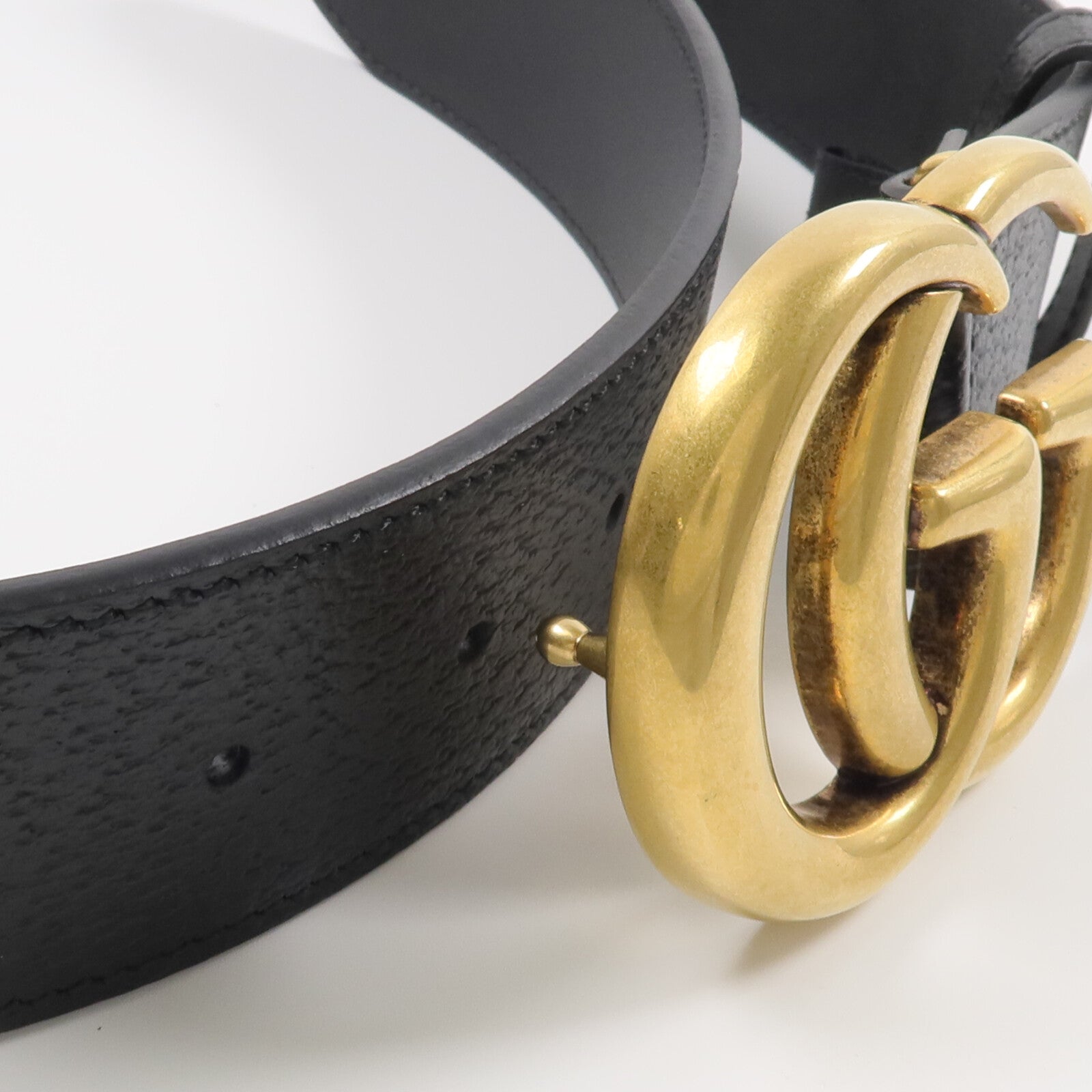 GUCCI 牛皮皮革GG Marmont Belt皮帶