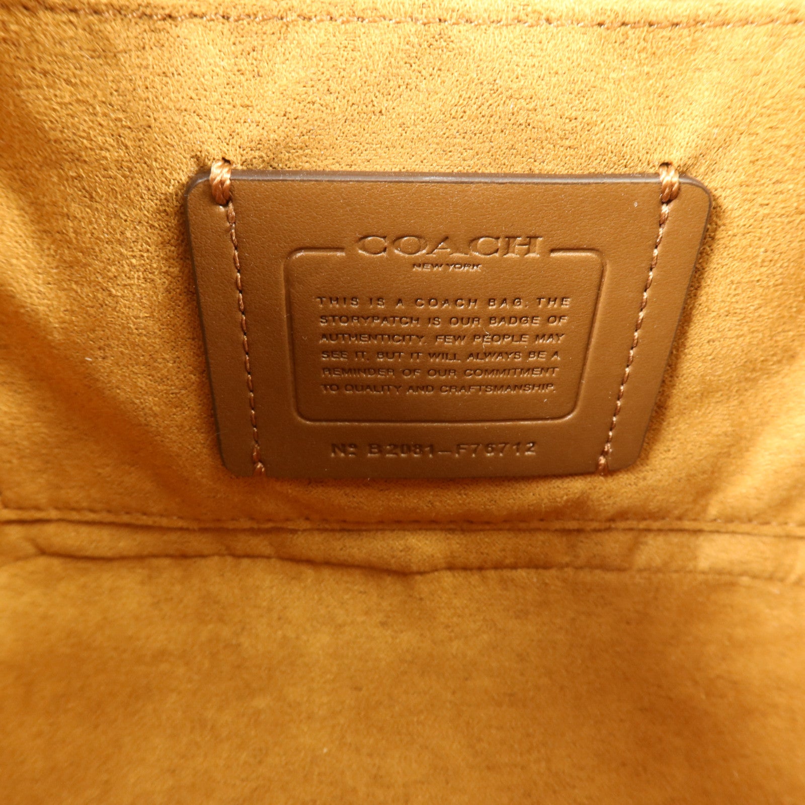 COACH 牛皮皮革2Way Shoulder Bag金扣手挽肩背兩用袋