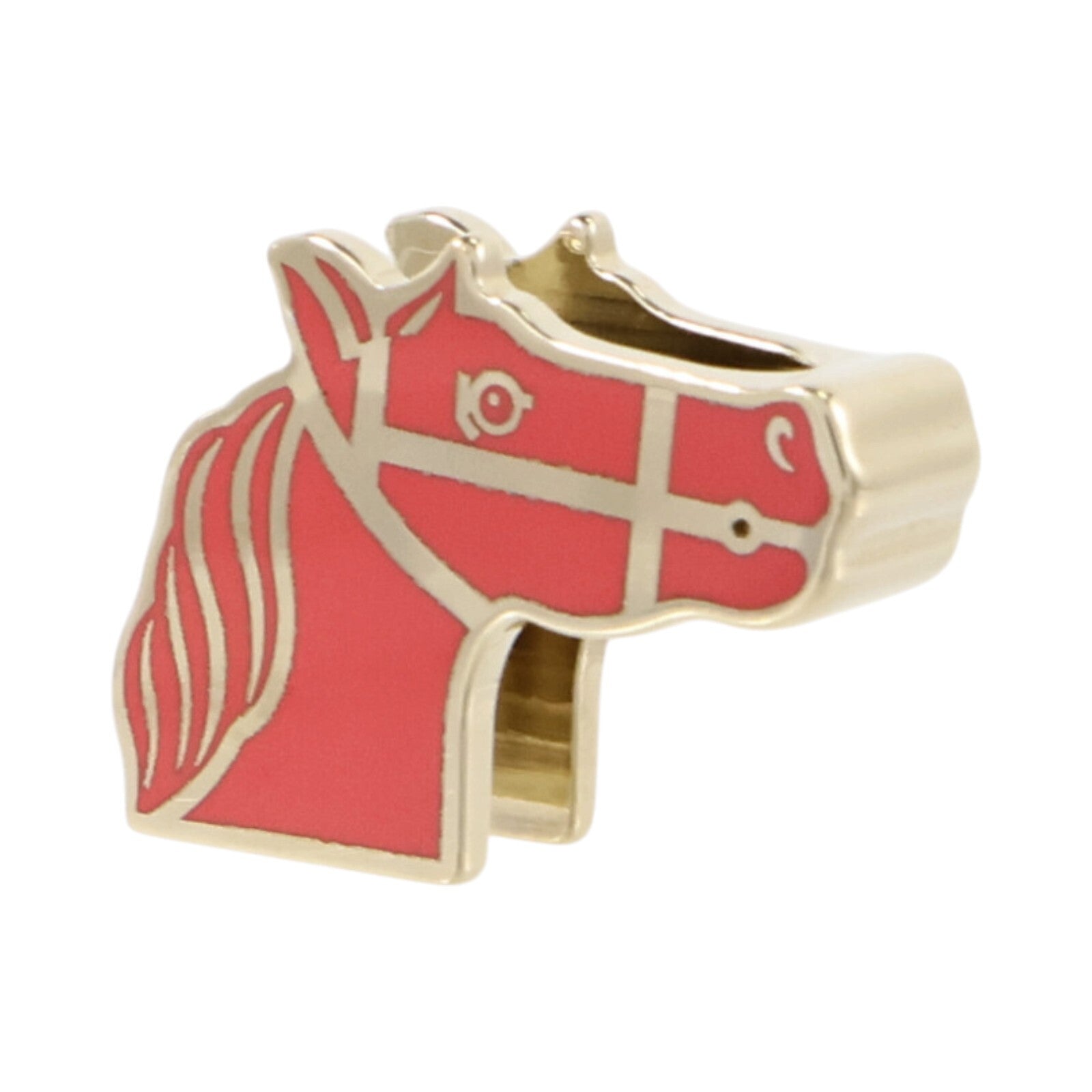 HERMES 金屬/琺瑯Quadrige Twilly Scarf Ring絲巾扣