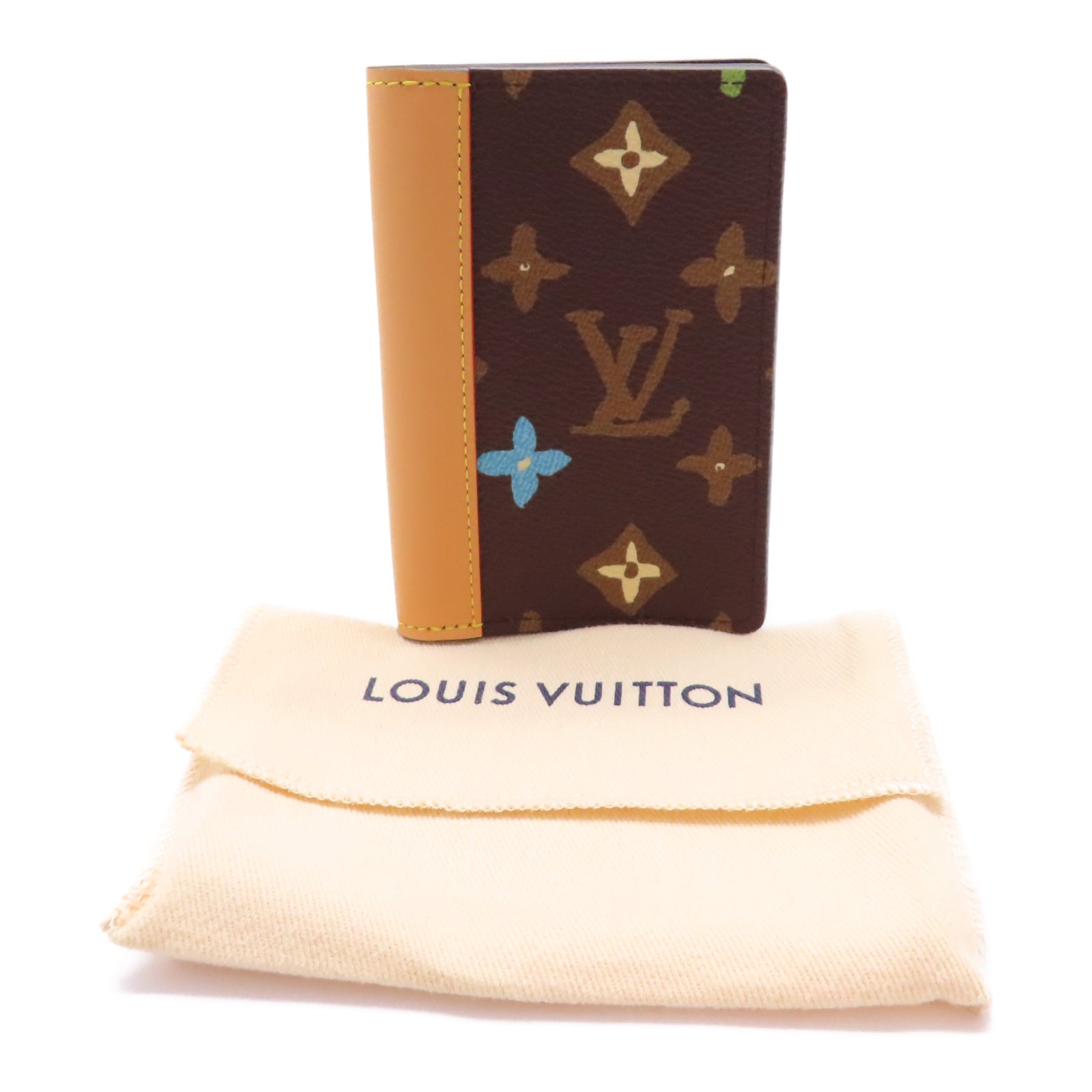 LOUIS VUITTON Monogram Pocket Organizer卡片套啡色
