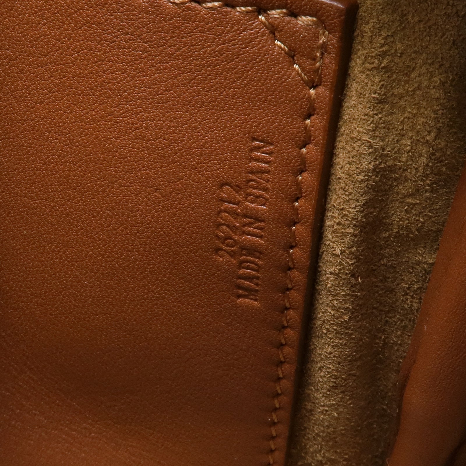 LOEWE 帆布/皮革Amazona 16金扣手挽肩背兩用袋