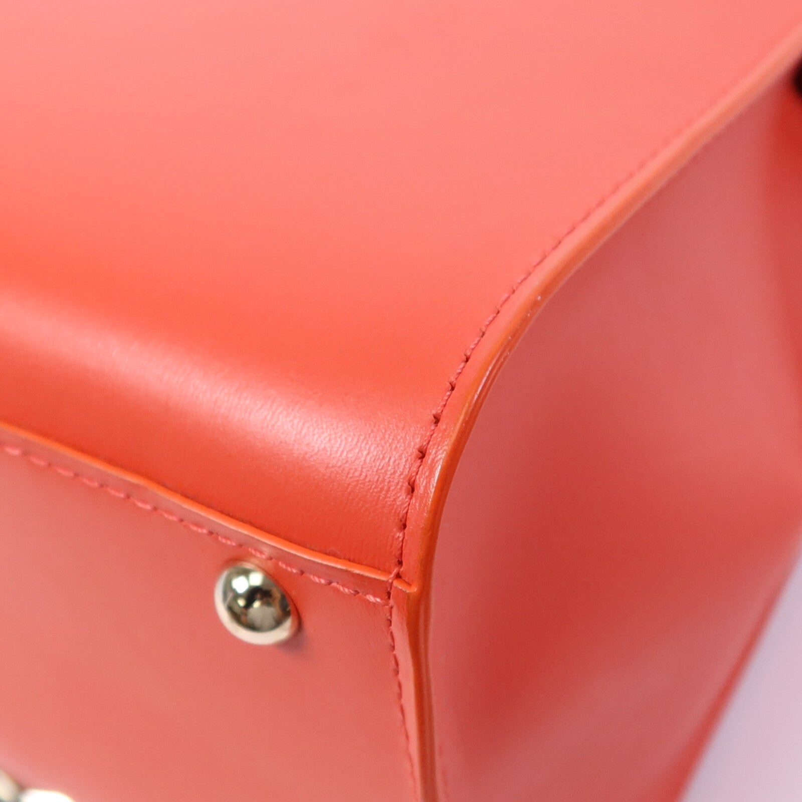 Delvaux 牛皮皮革Brillant Mini銀扣手挽肩背兩用袋