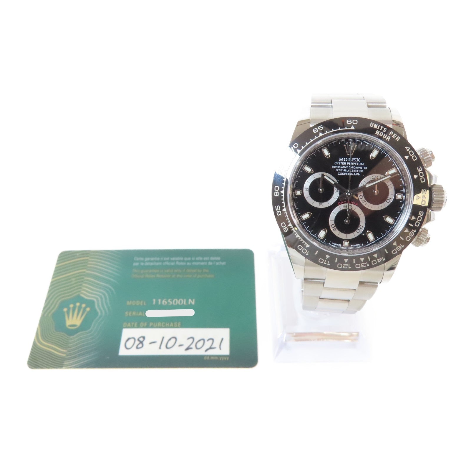 ROLEX Daytona不鏽鋼手錶自動機芯黑色