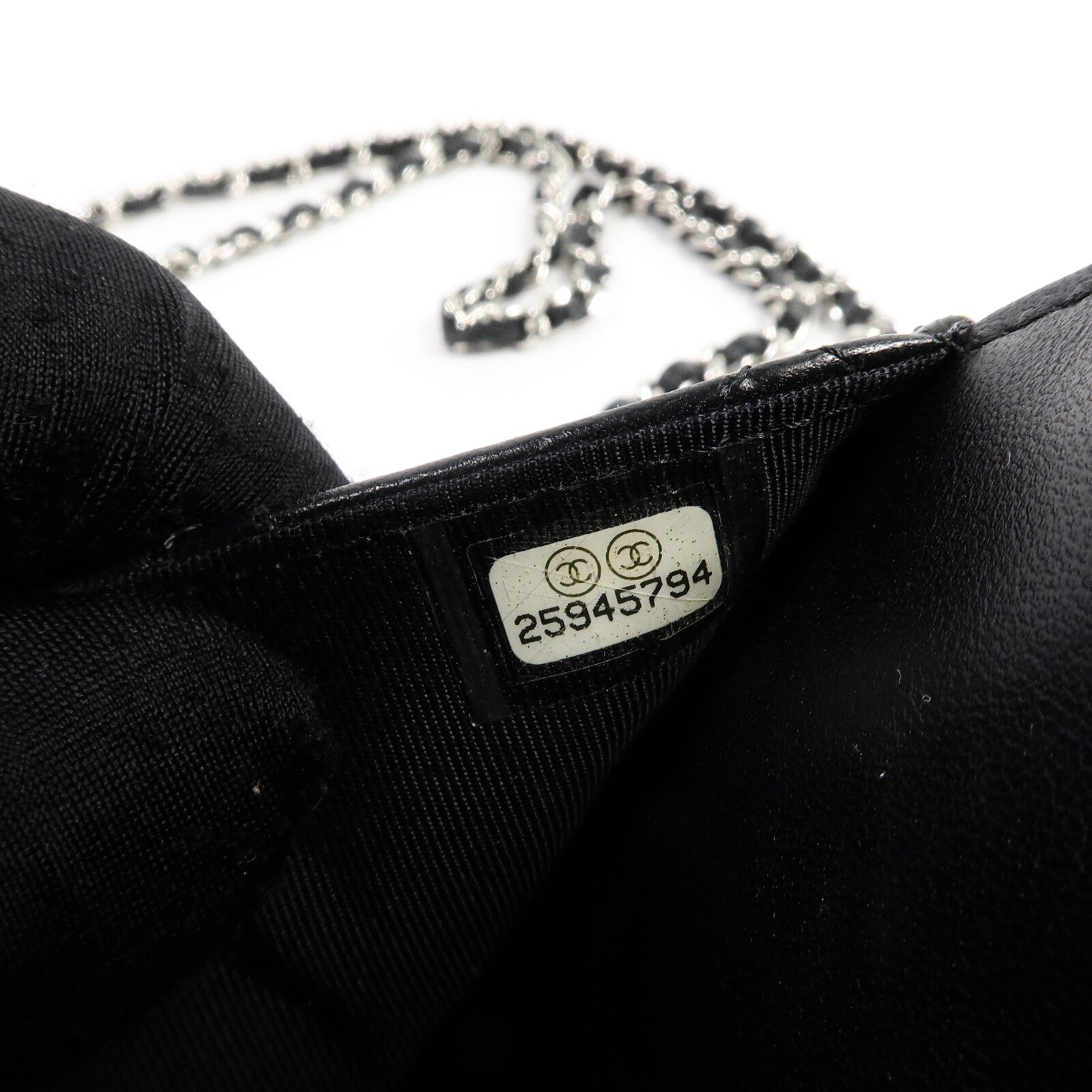 CHANEL 羊皮皮革WOC Wallet On Chain鏈帶肩背袋