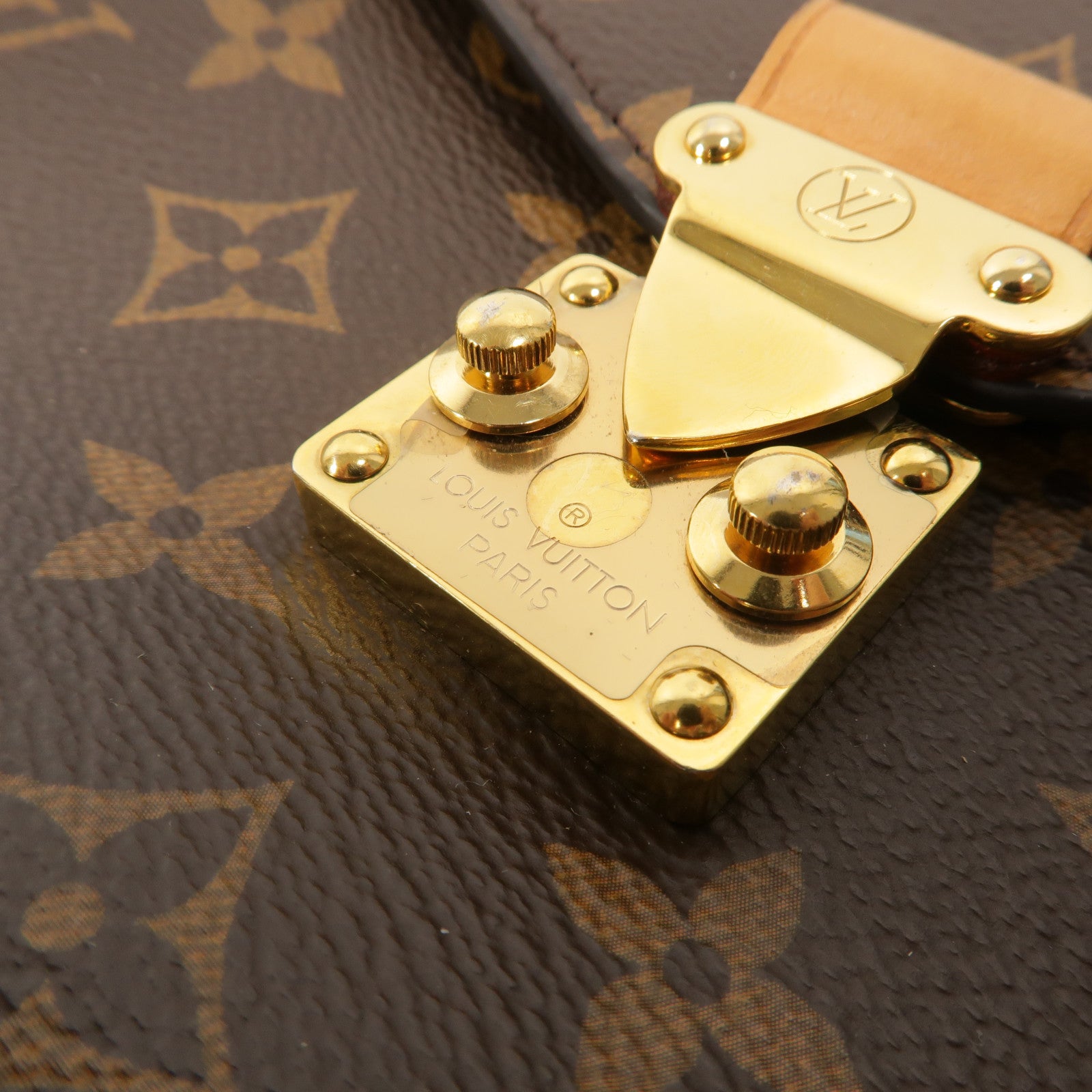LOUIS VUITTON Monogram Pochette Metis MM手挽肩背兩用袋棕色