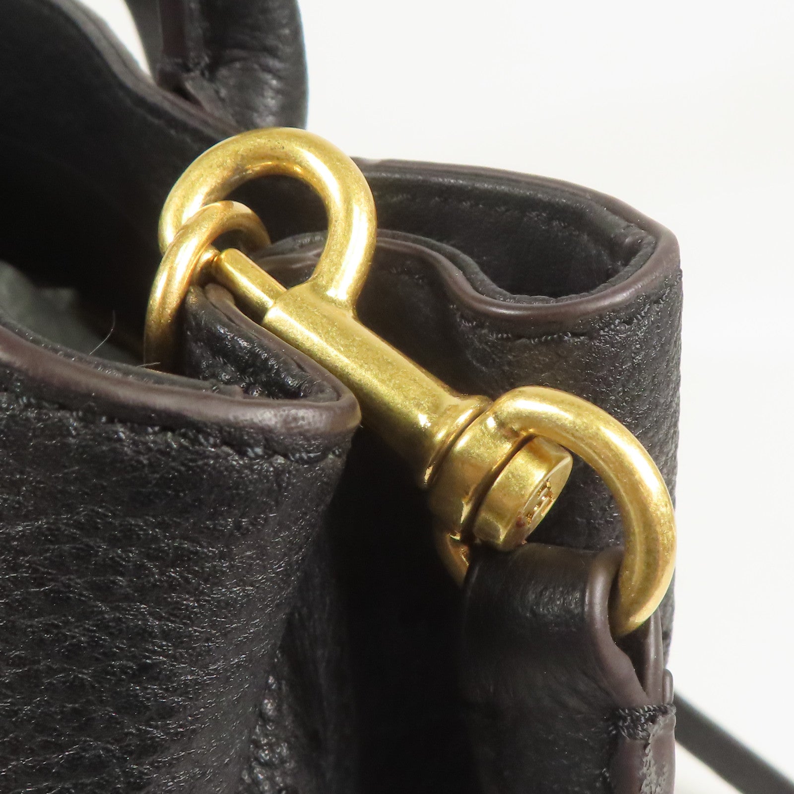 Tory Burch 牛皮皮革2 Way Shoulder金扣手挽肩背兩用袋